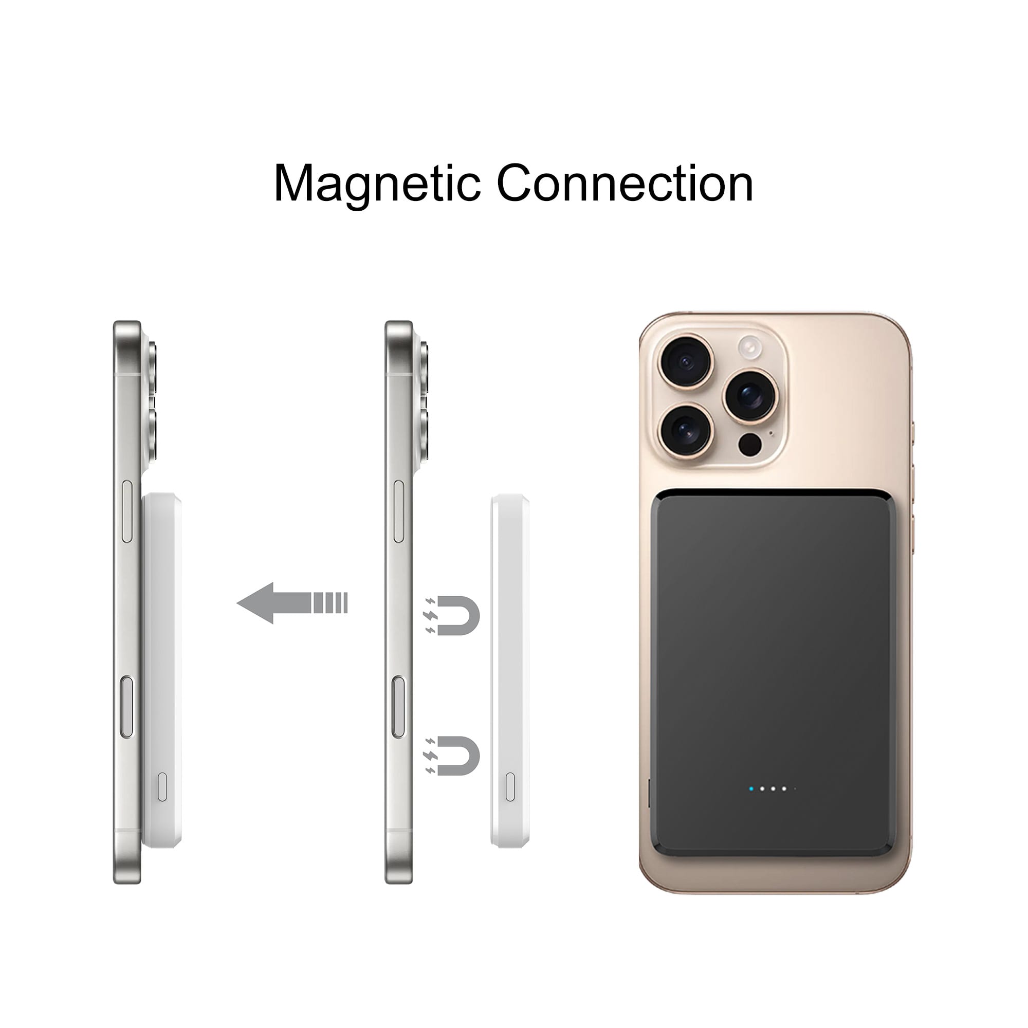 5000mAh Magnetic Wireless  Power Bank
