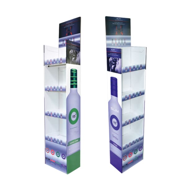 Self Assembly Premium Cardboard Floor Display