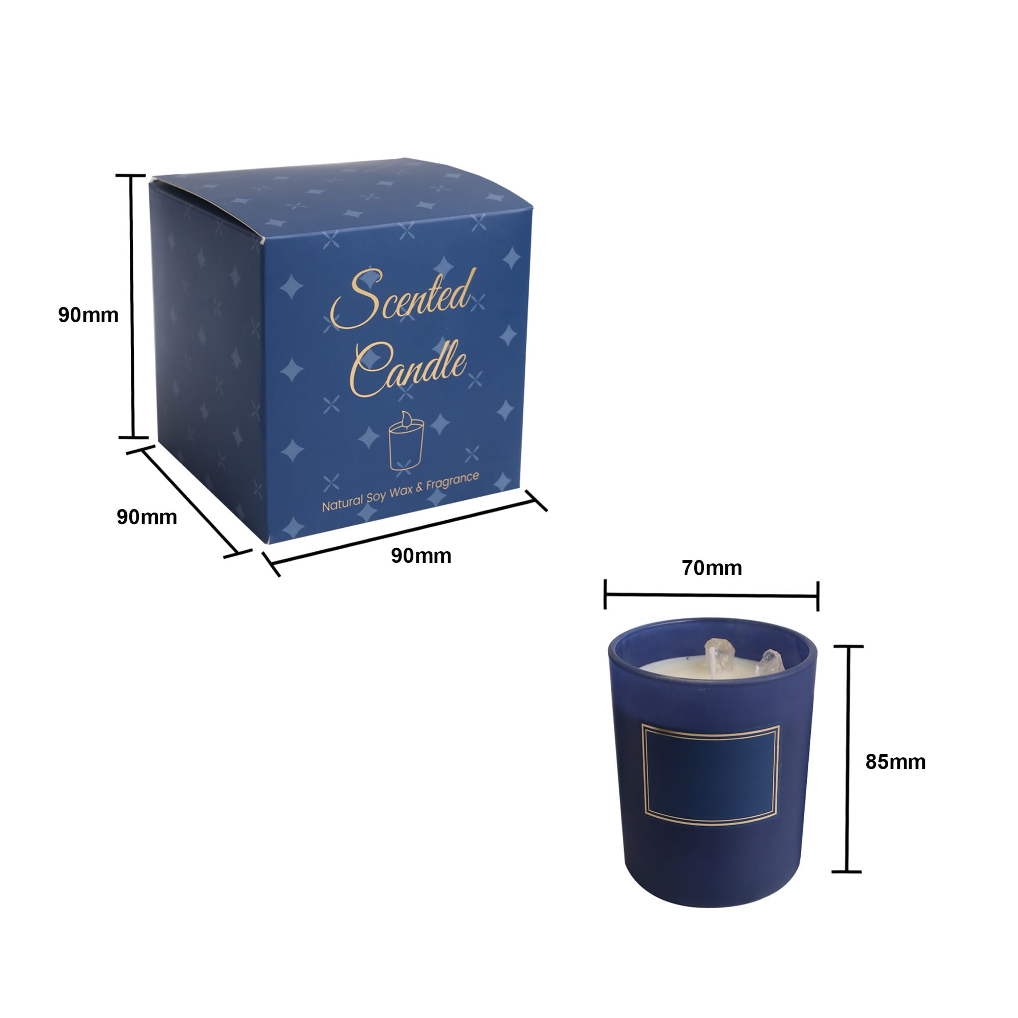 6.6oz Glass Candle