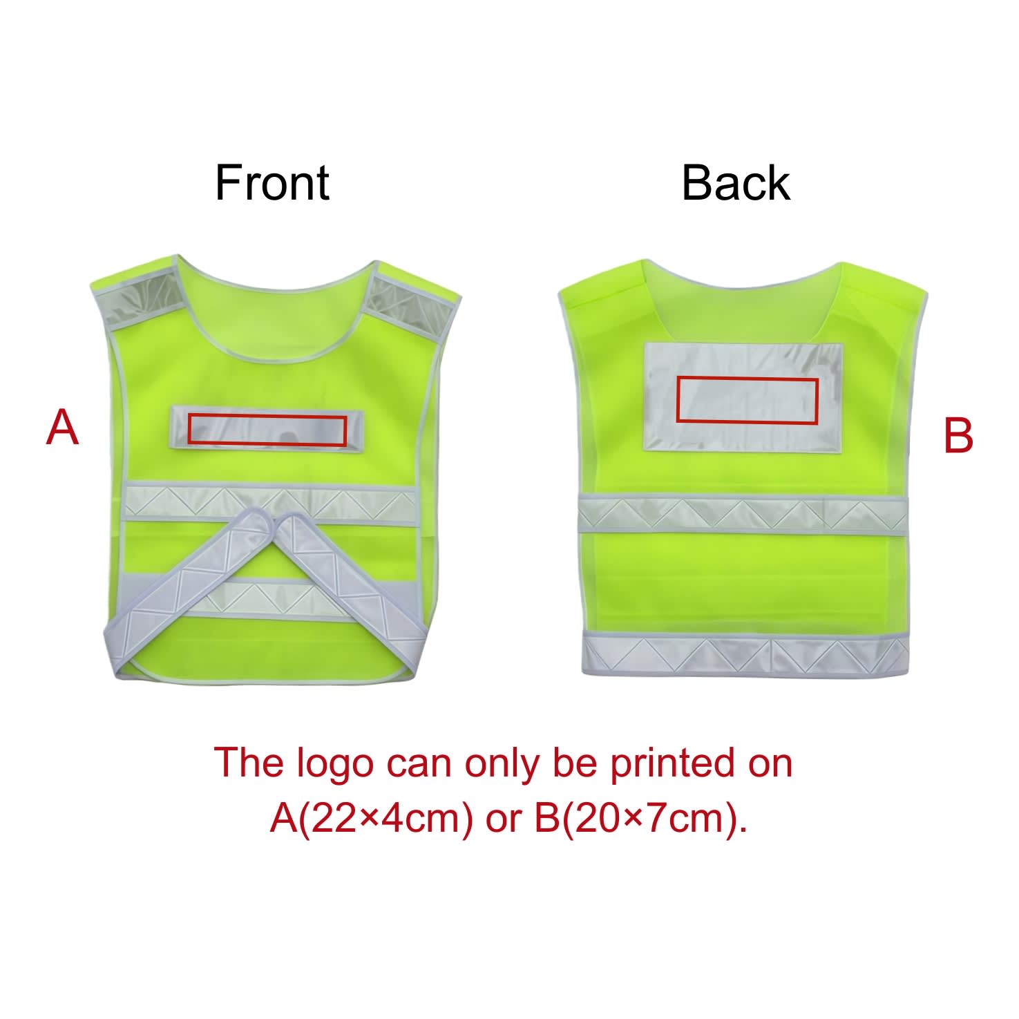 Hi-Vis Reflective Adjustable Safety Vest