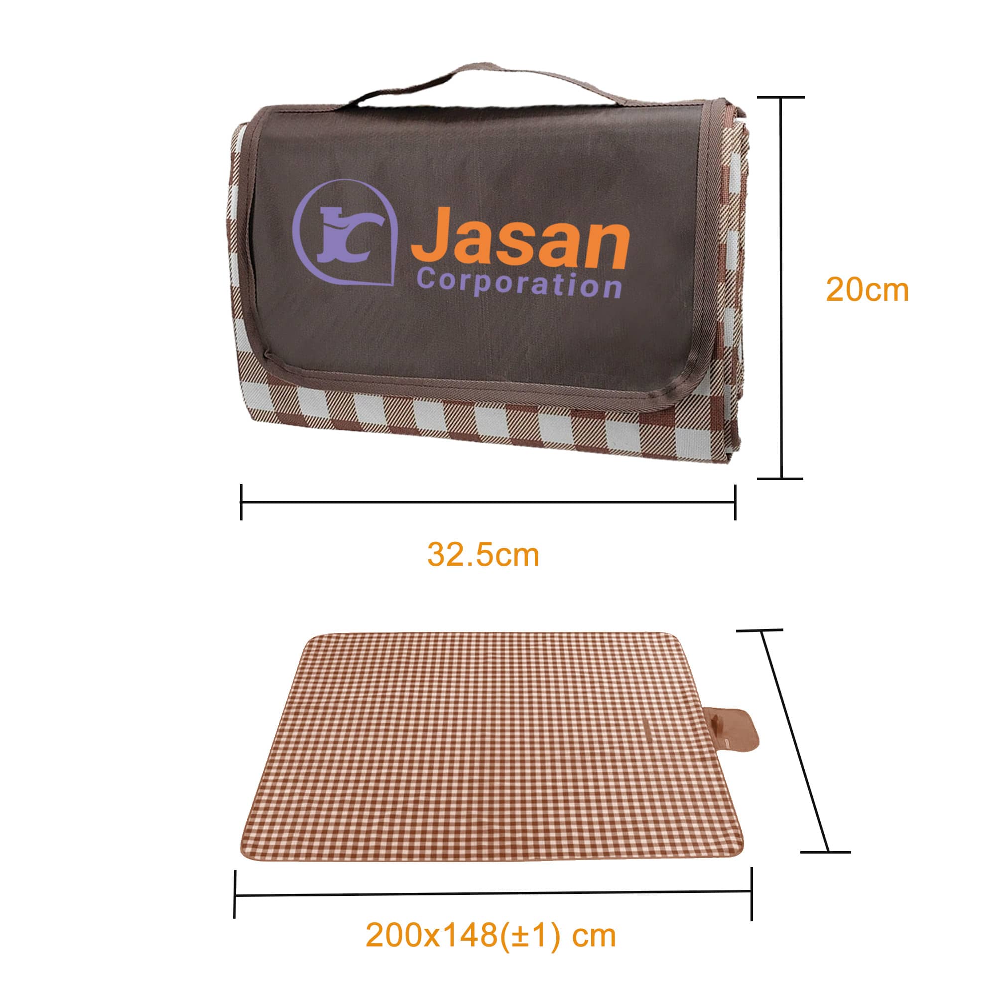 Large Picnic Blanket with Digital Print