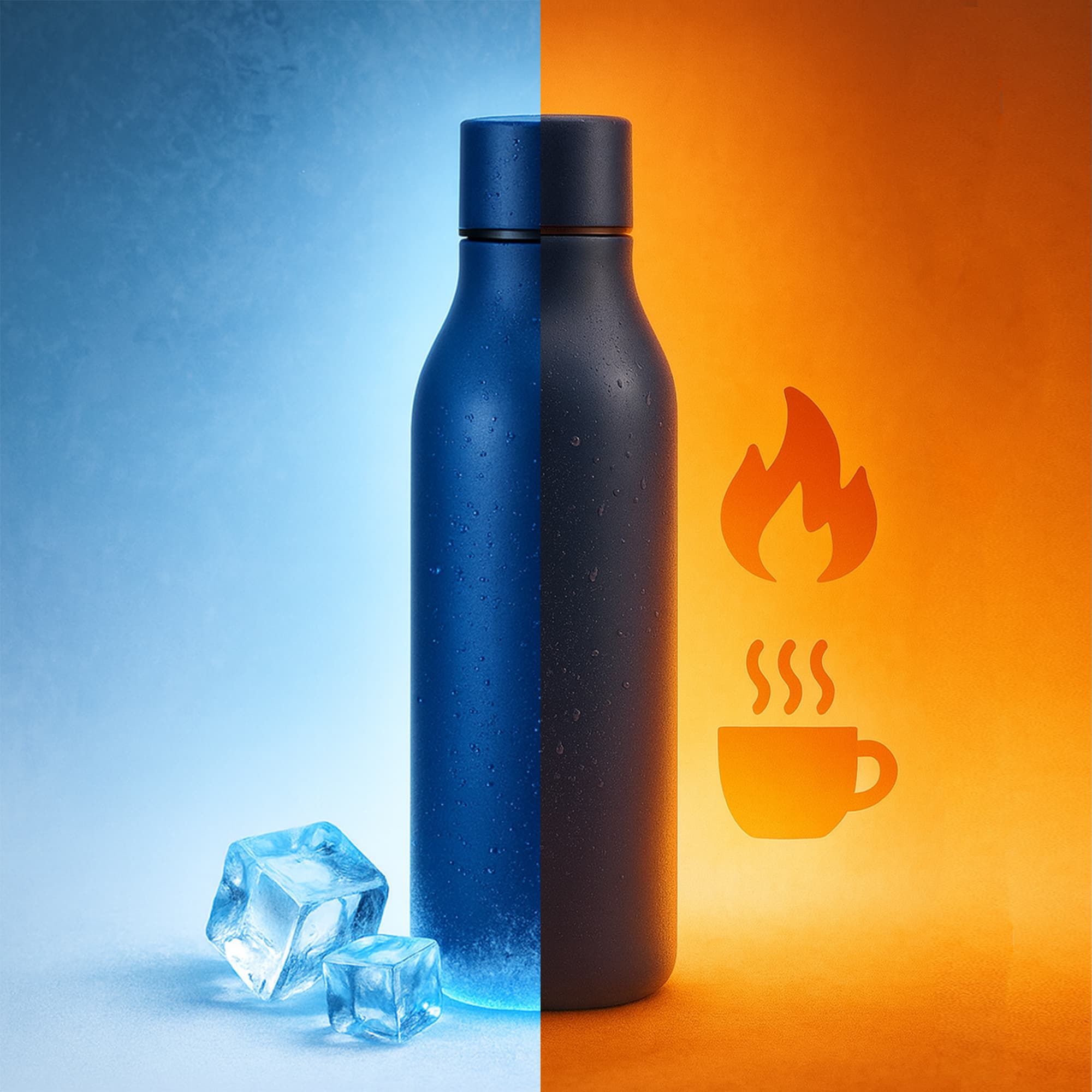 550ML Thermal Powder Coated Drink Bottle