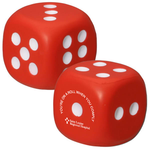 Dice Shape Stress Reliever