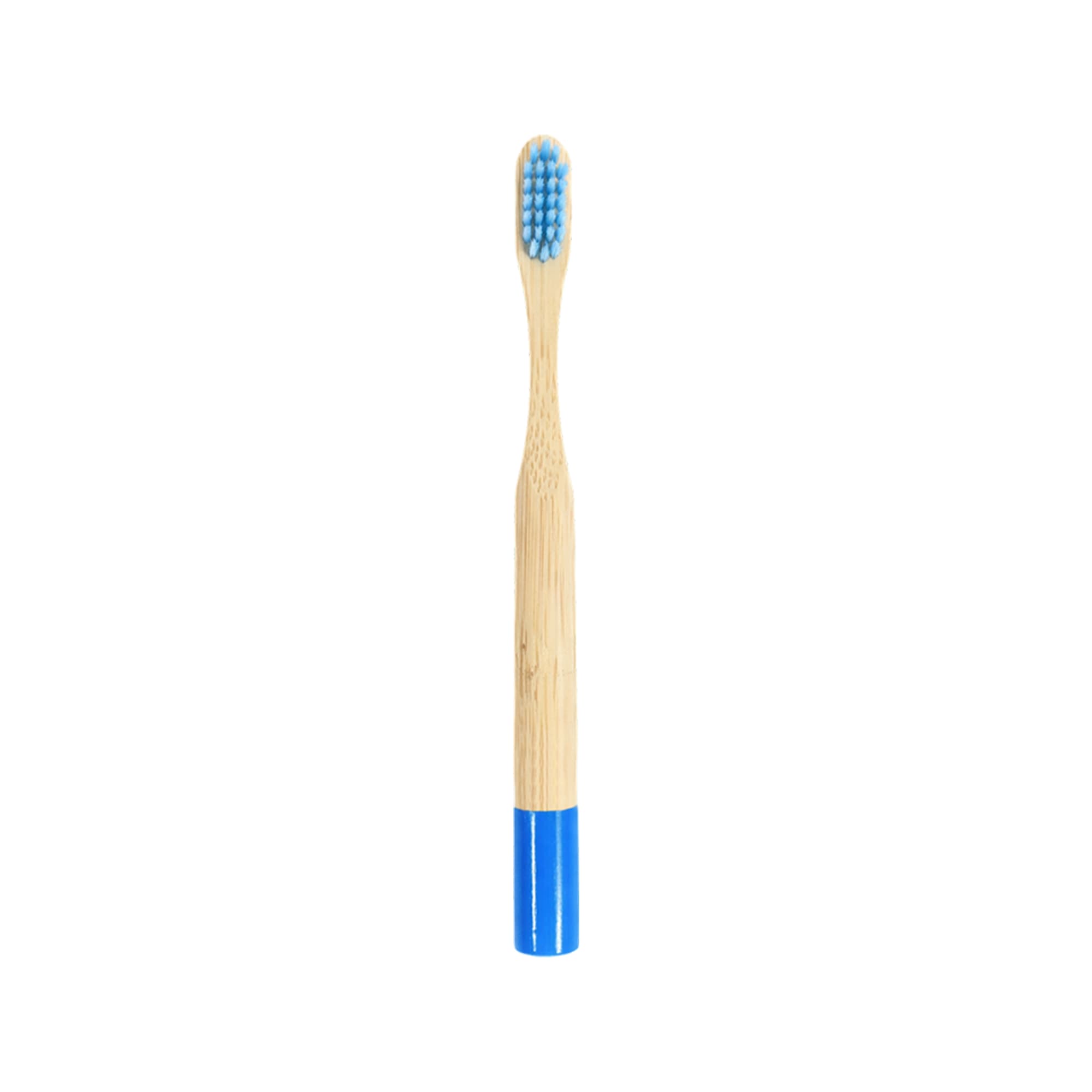 Small Round Handle Colorful Bamboo Toothbrush