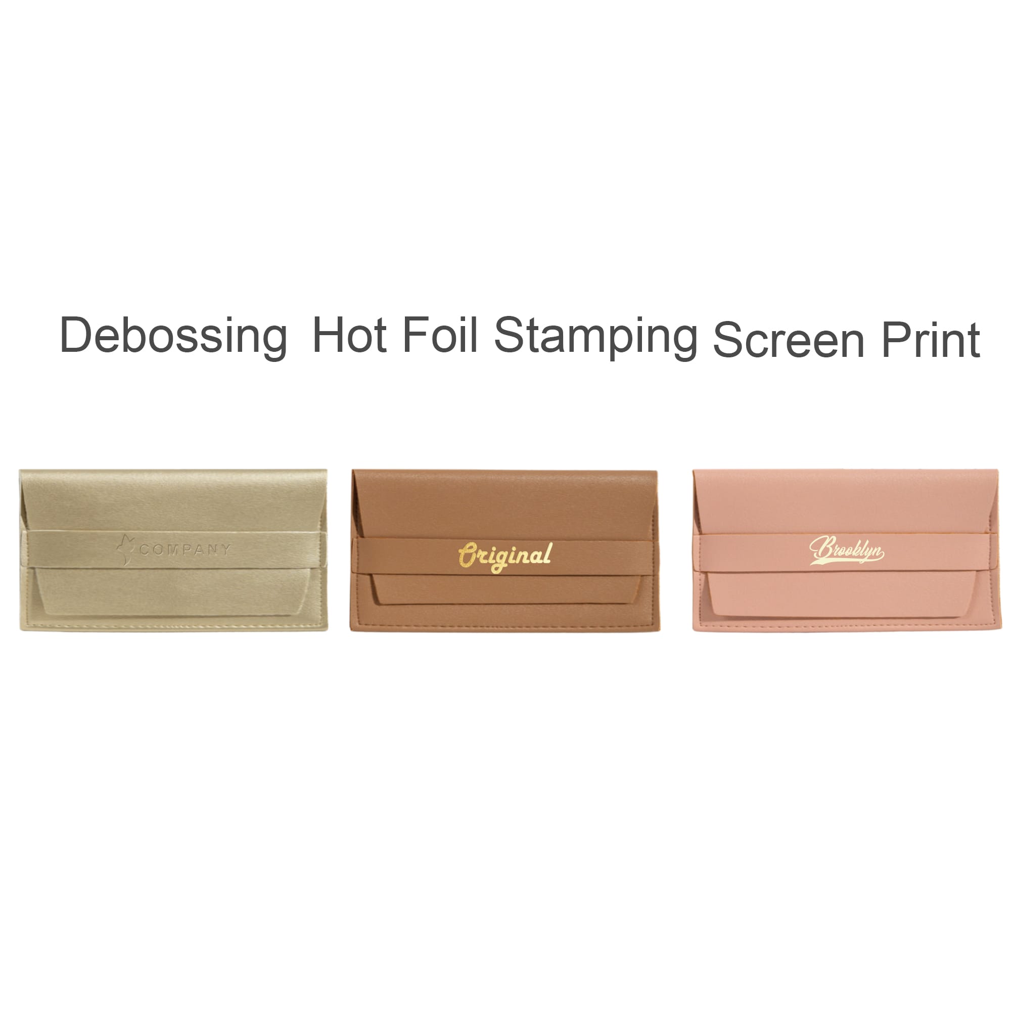 PU Leather Glasses Pouch B