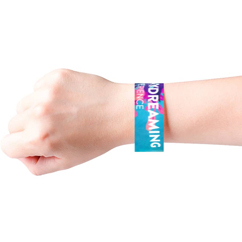 25mm Width Disposable Full Colour Tyvek Wristband