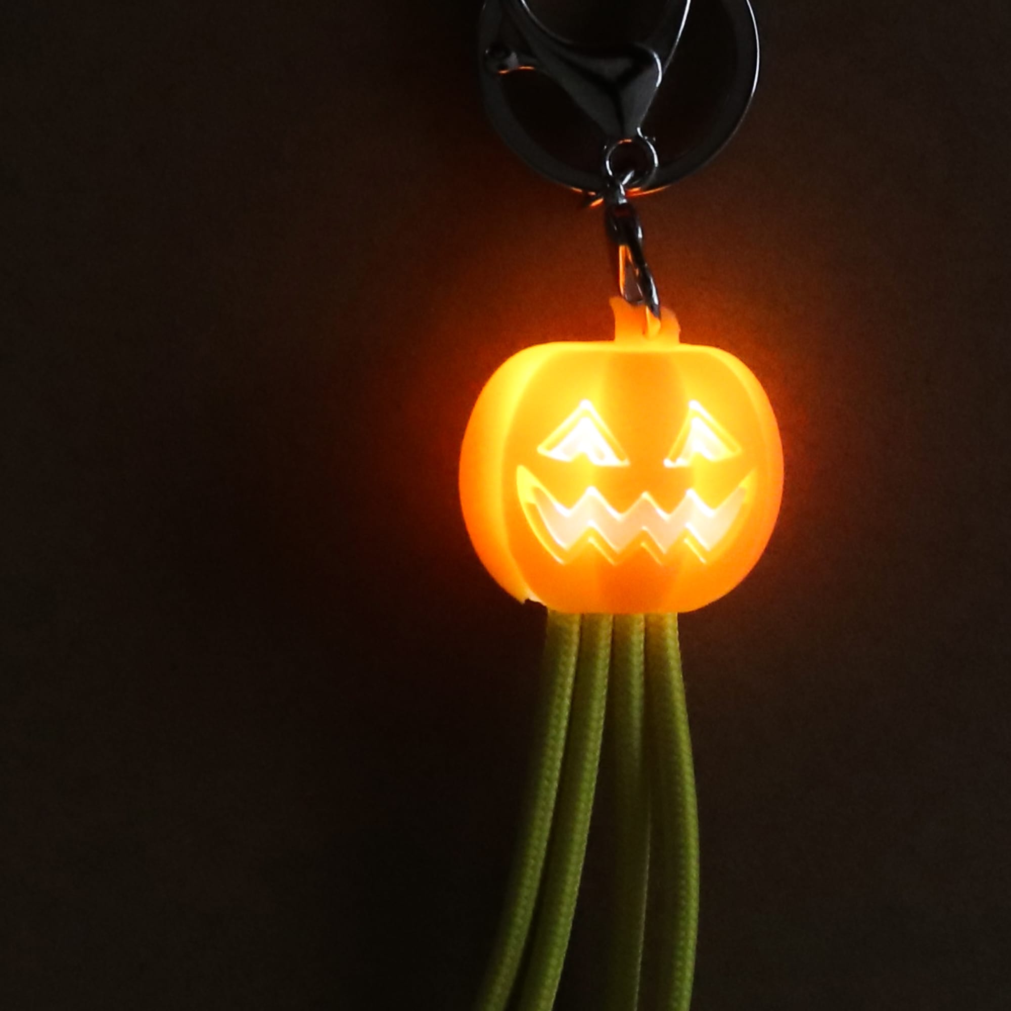 Custom Shape Light Up Charging Cable with Keyring