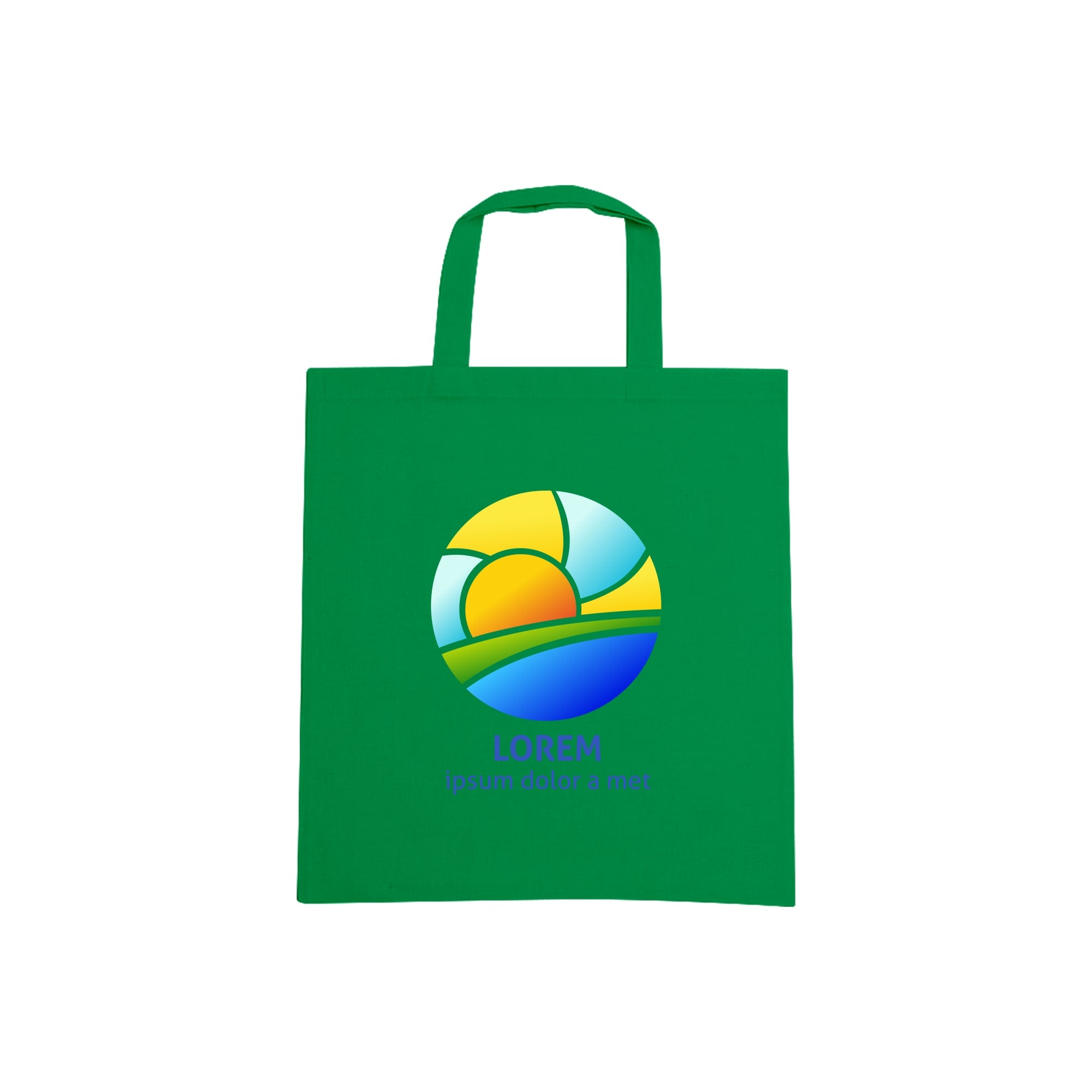 170gsm Short Handle Cotton Bag