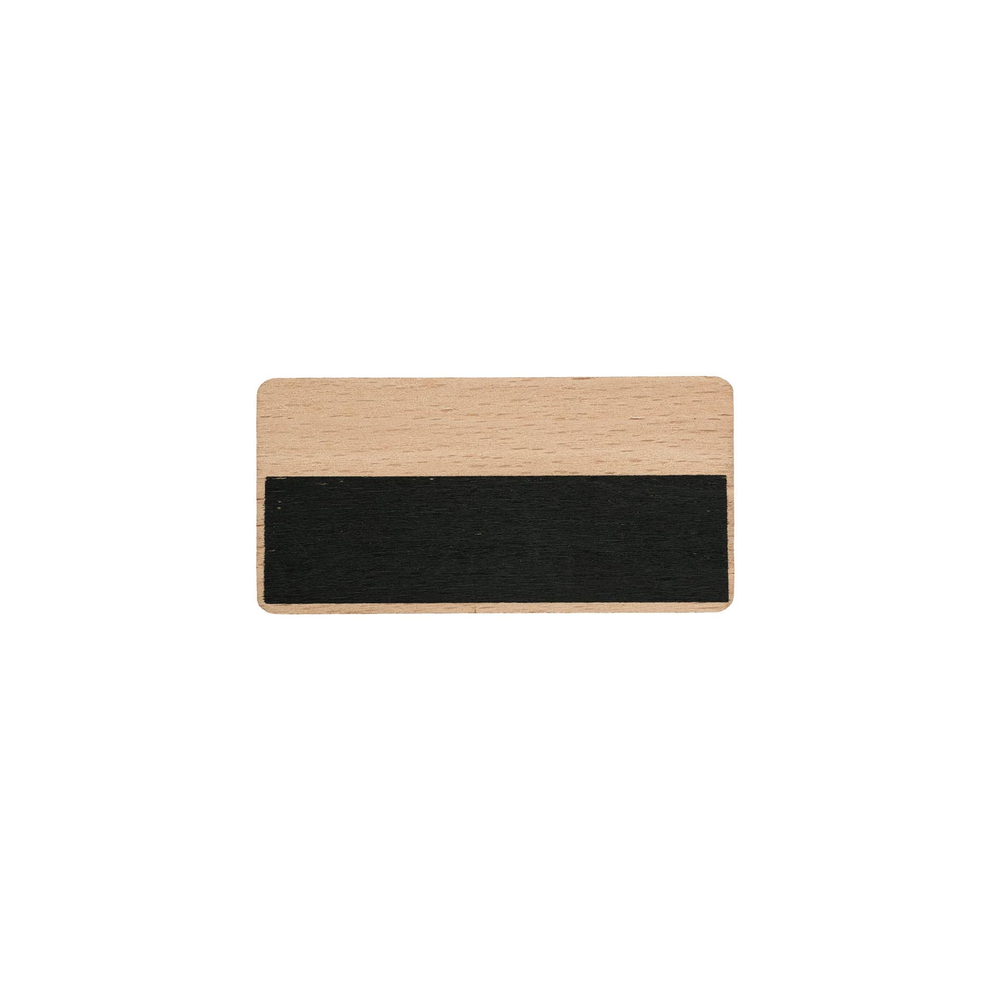 Erasable Wooden Chalkboard Name Badge