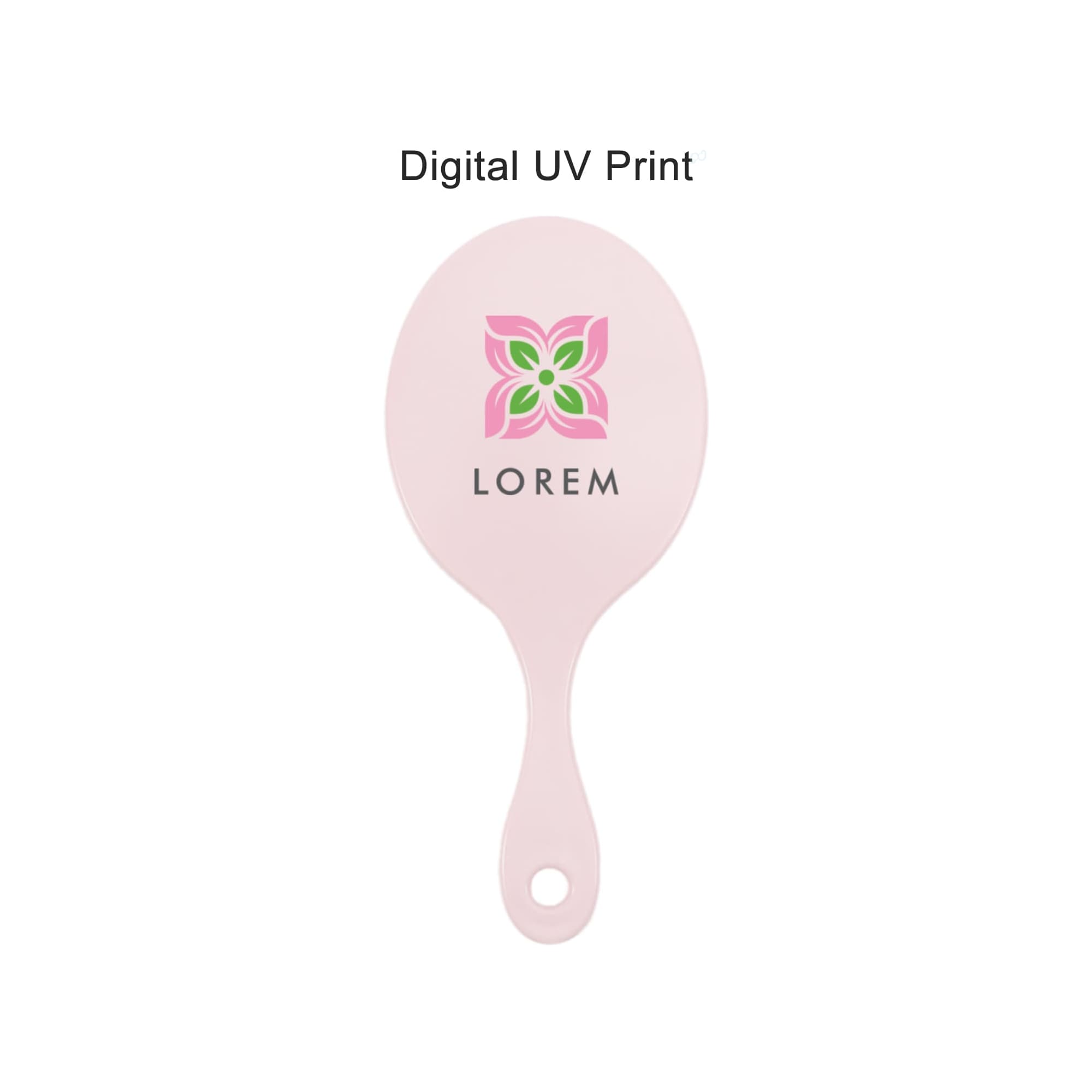 Chic Princess-Style Handheld Makeup Mirror