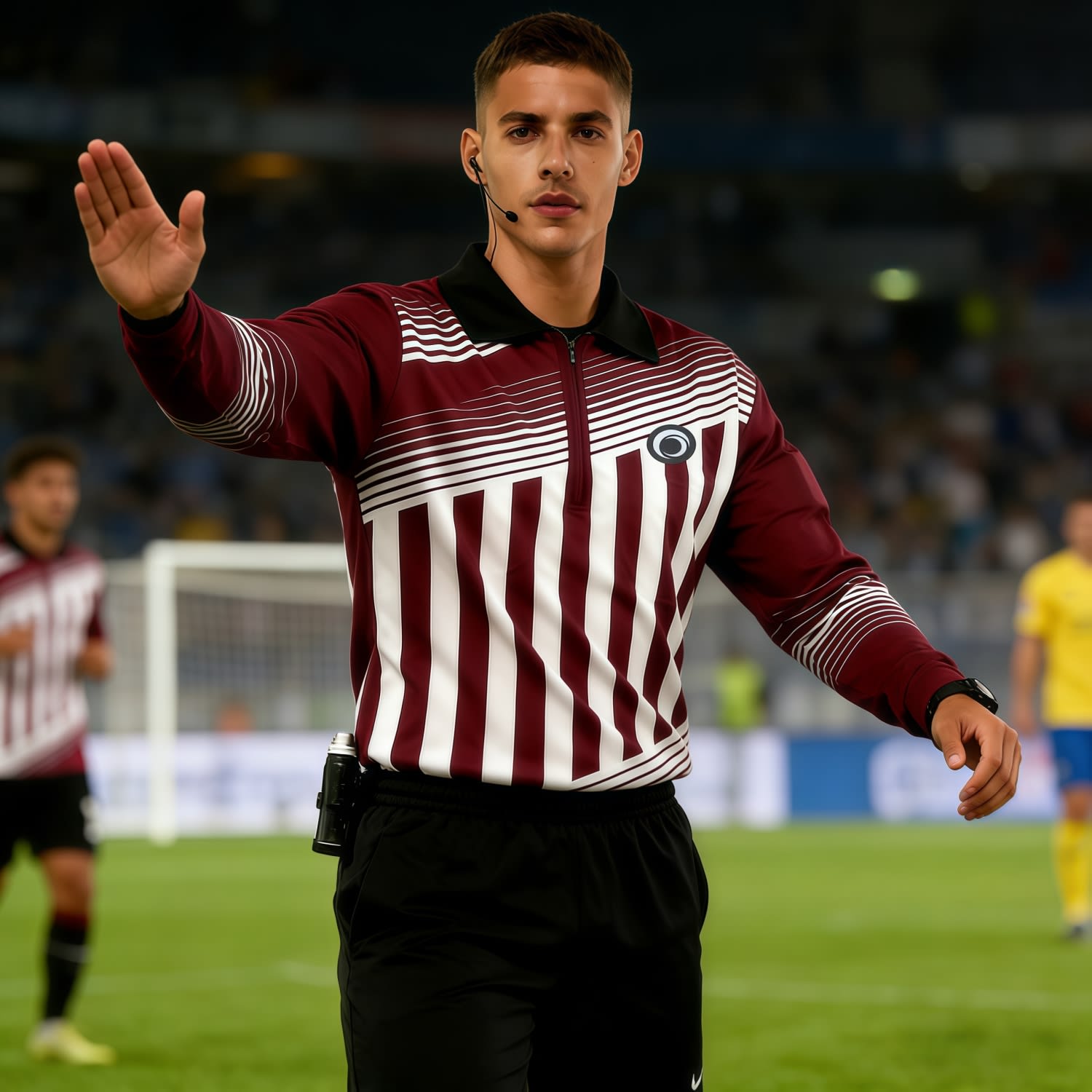 1/4 Zip Sublimated Long-Sleeve Referee Jersey