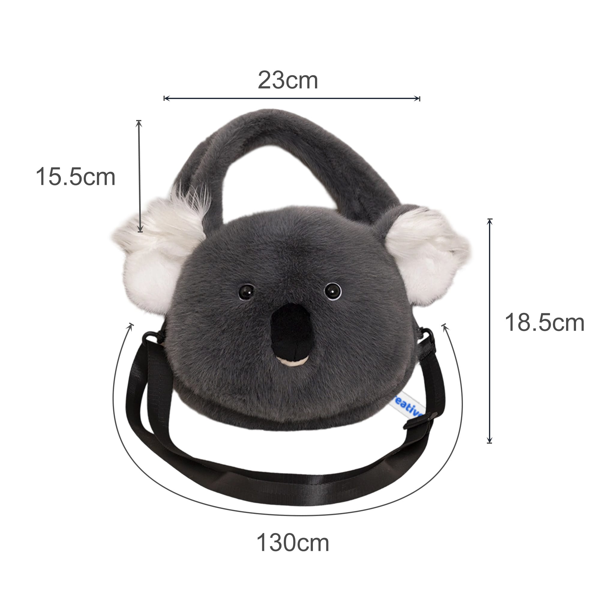 Custom Animal Plush Handbag