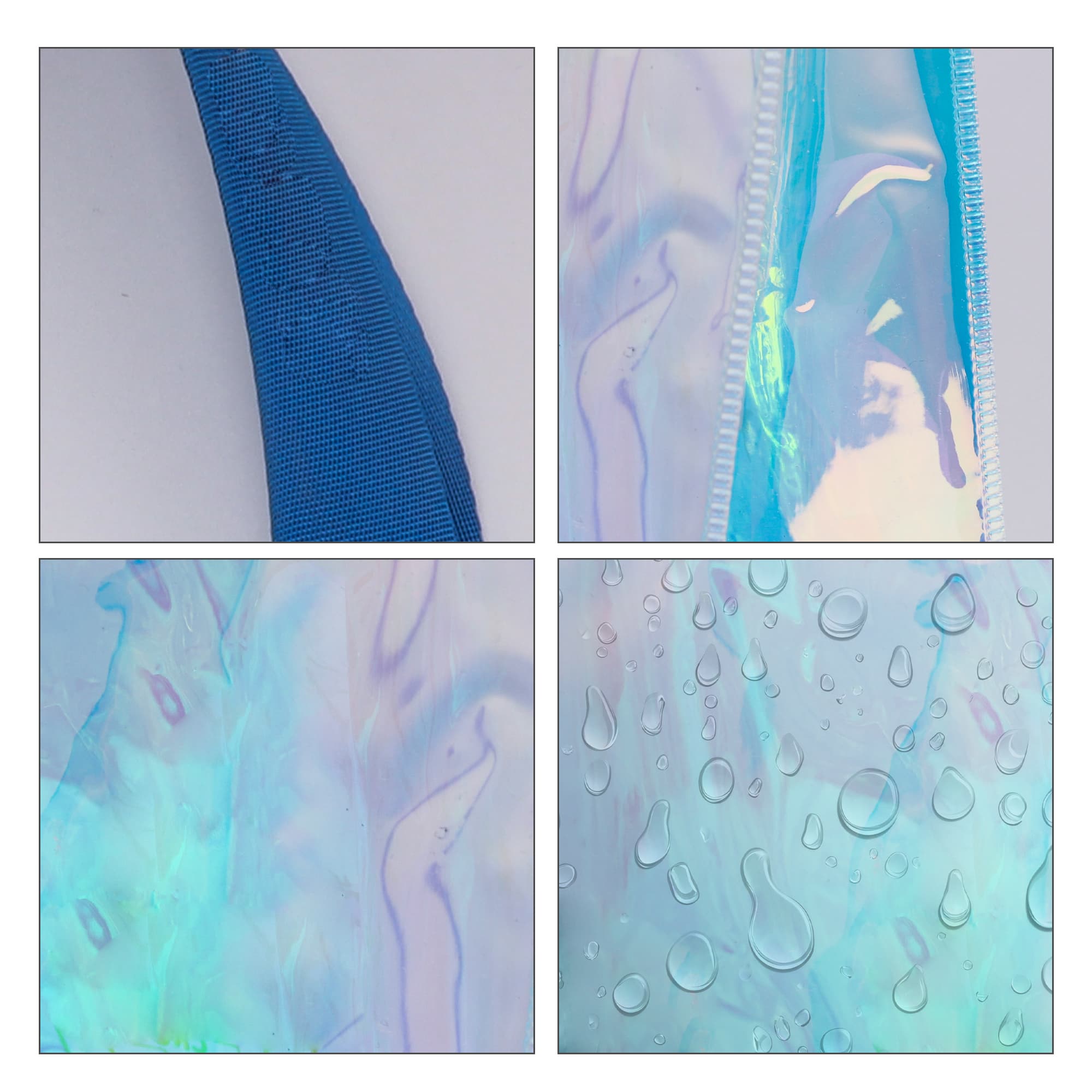 Colorful Transparent PVC Tote Bag