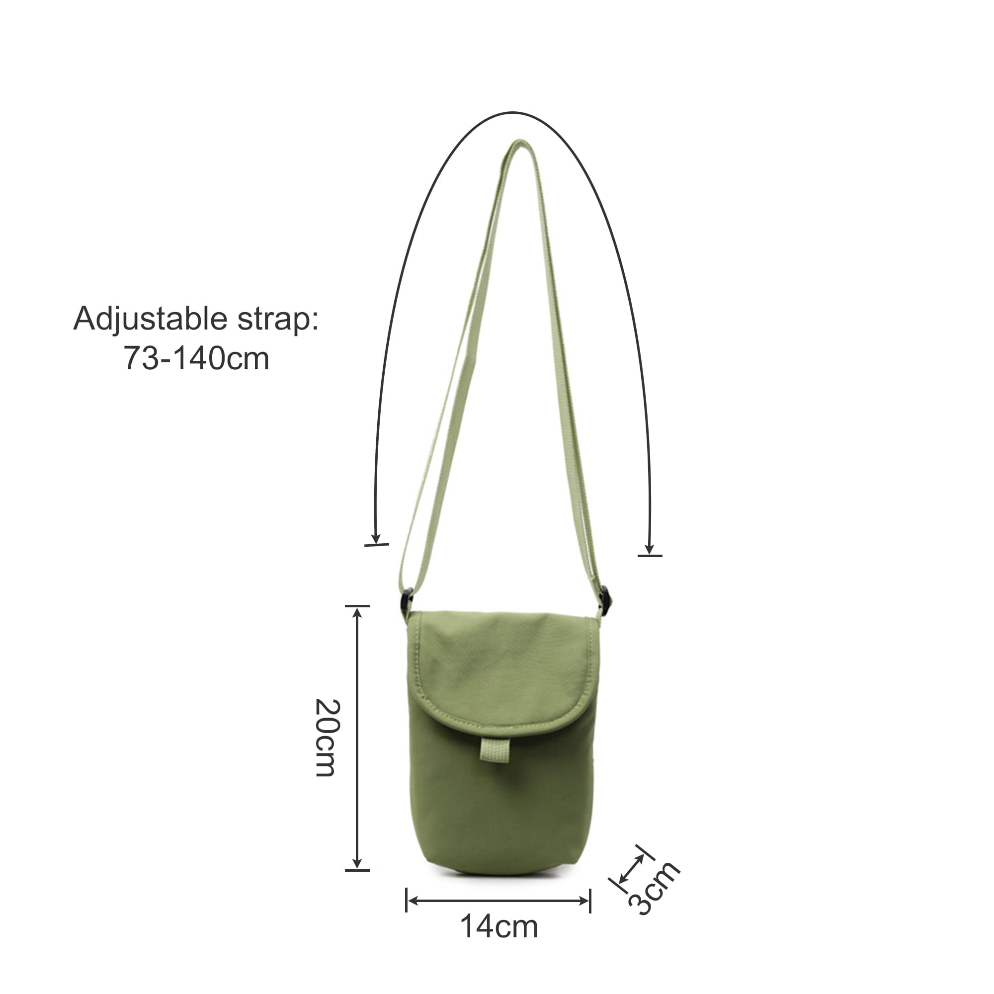 Small Size Canvas Shoulder Bag