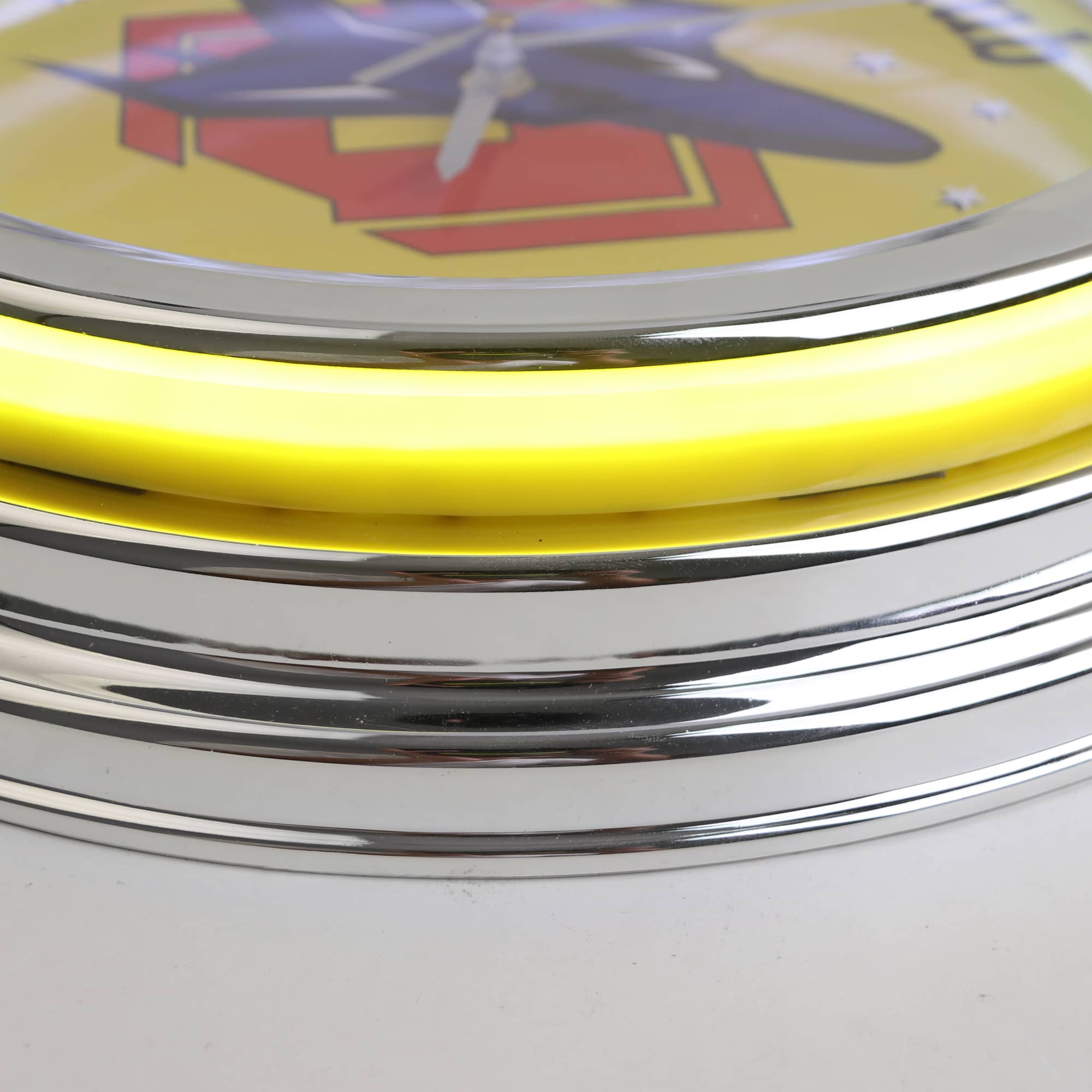 Double Ring Neon Wall Clock