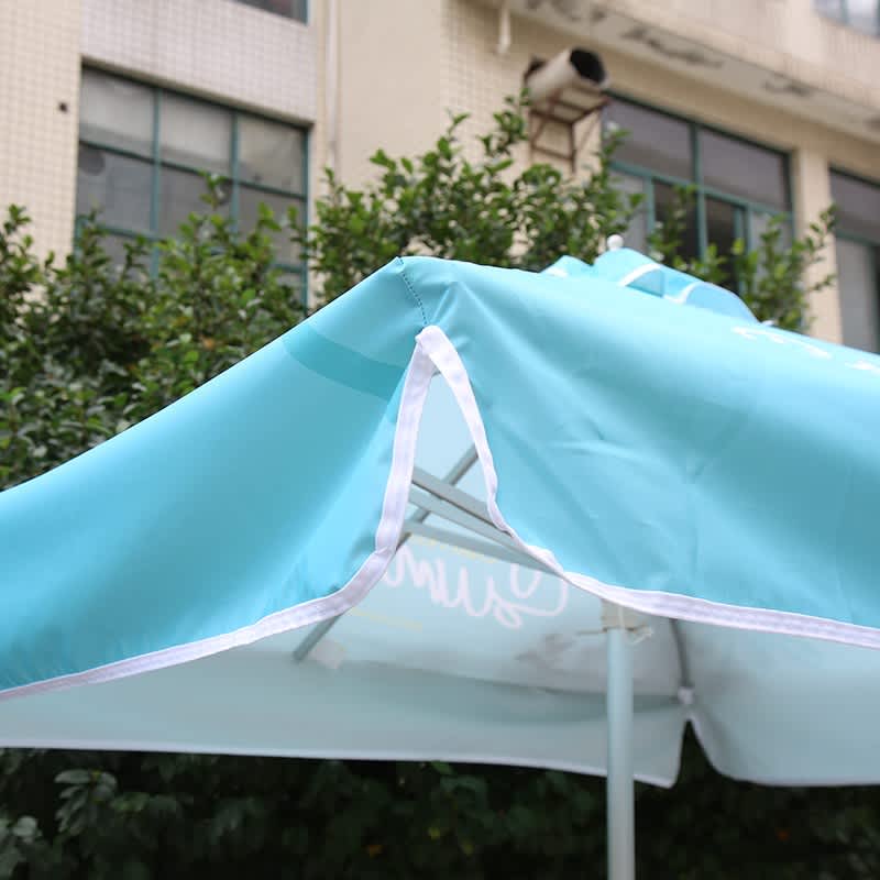 2x2m Square Sublimation Patio Umbrellas With Valances