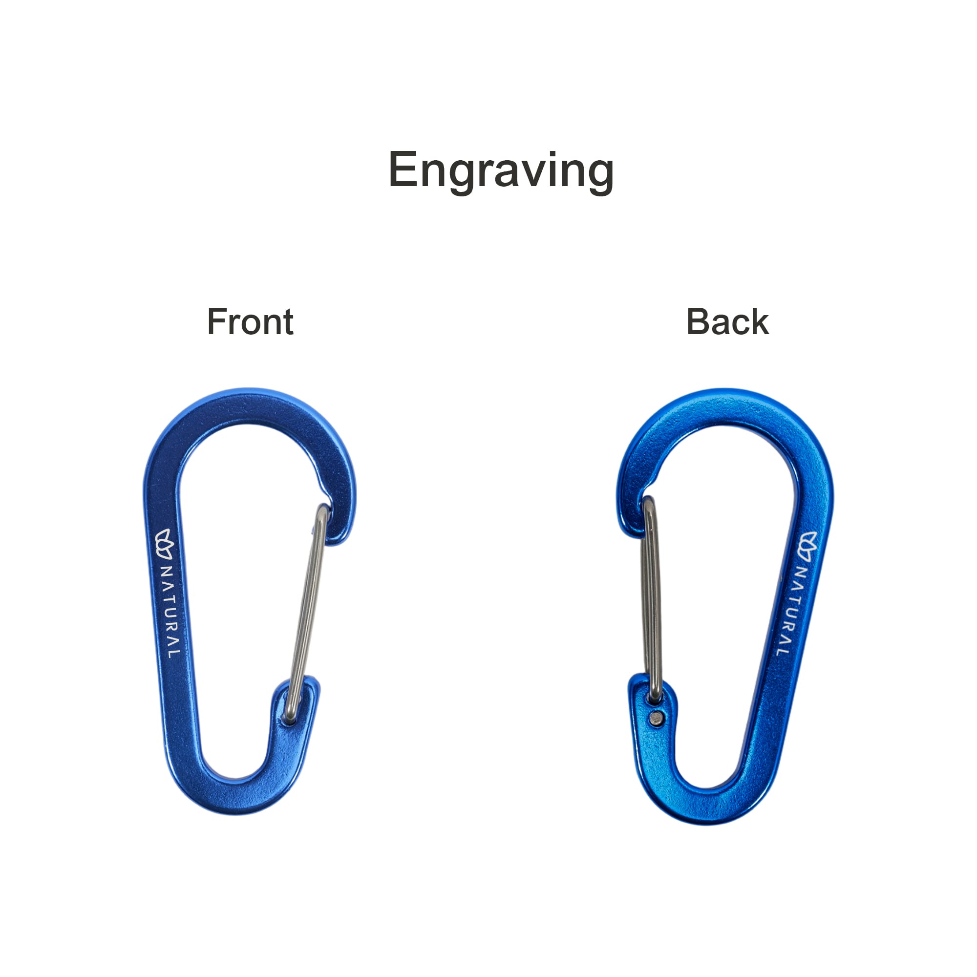 D Type Aluminium Alloy Carabiner Hooks