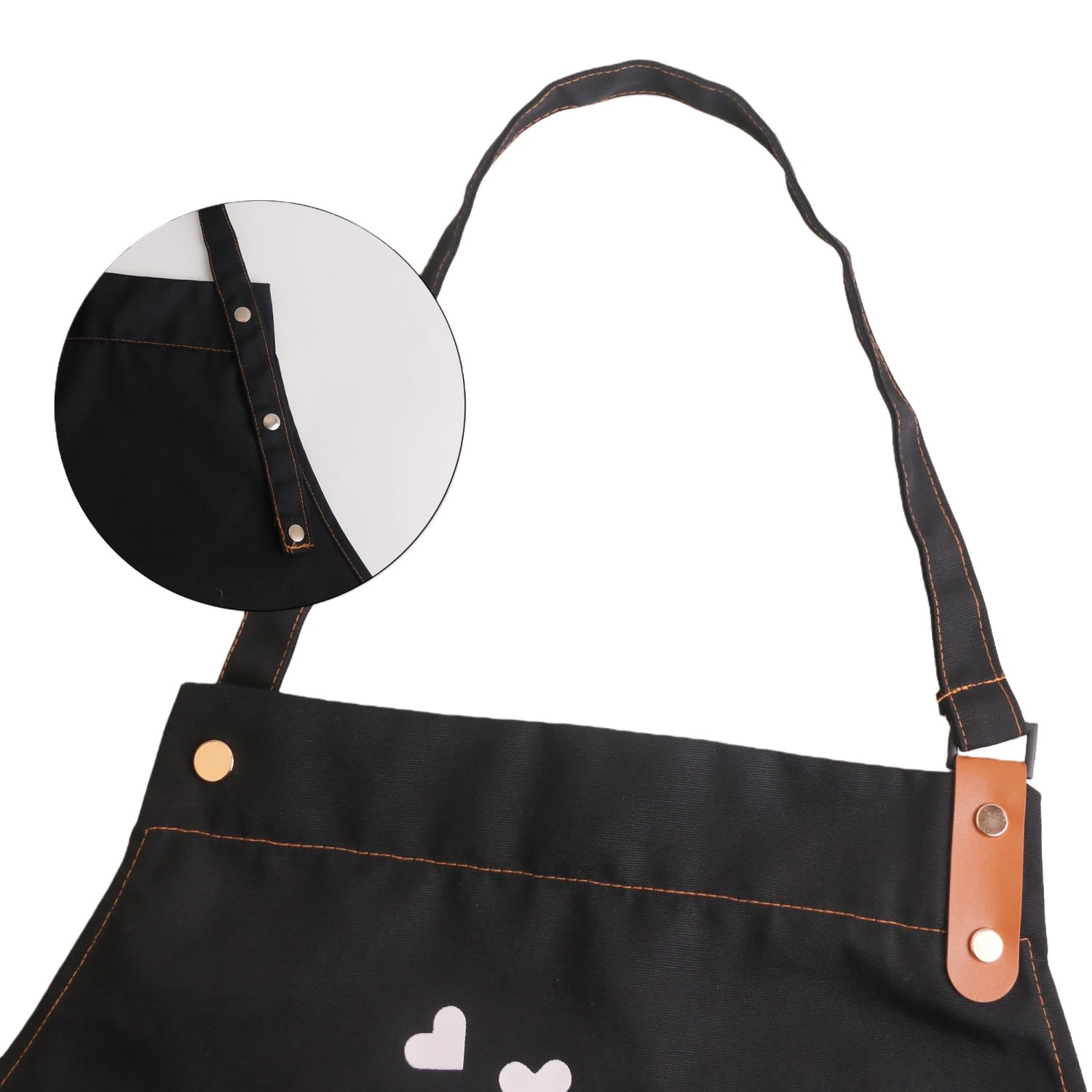 Poly-Cotton Canvas Full Bib Apron With Neck Strap