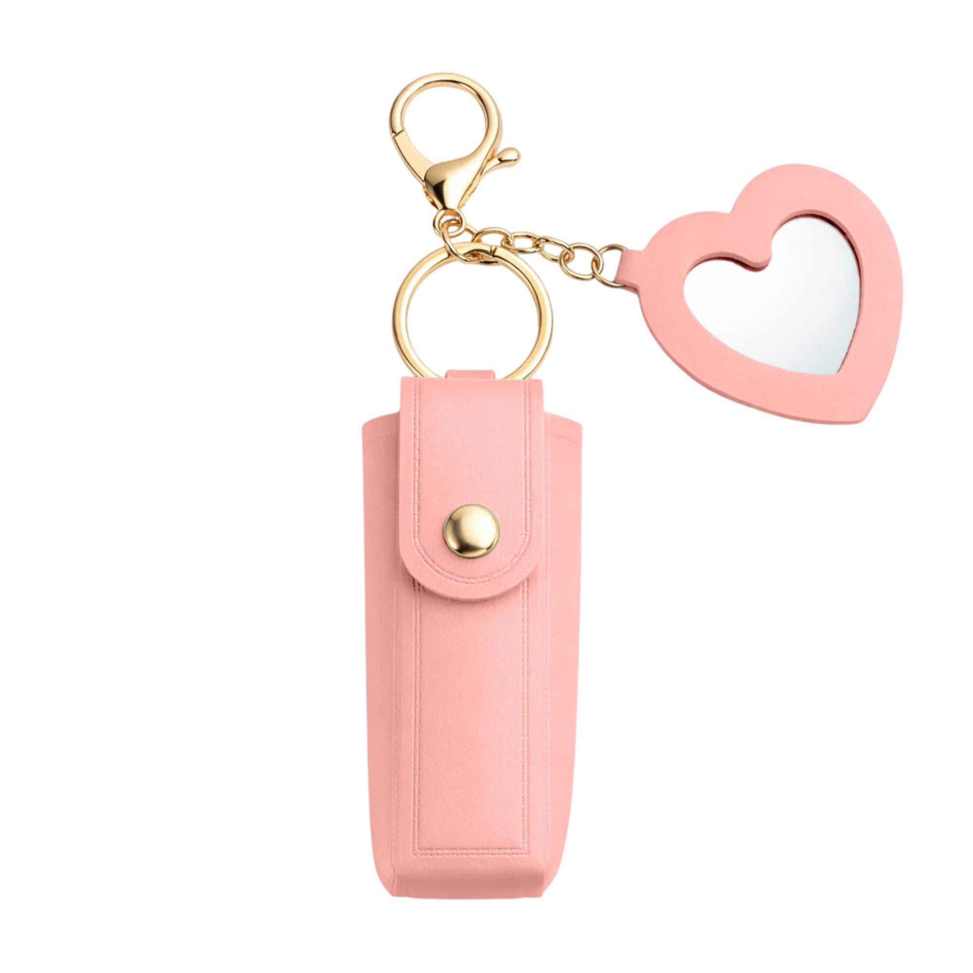 Custom Lipstick Pouch Keychain with Mirror