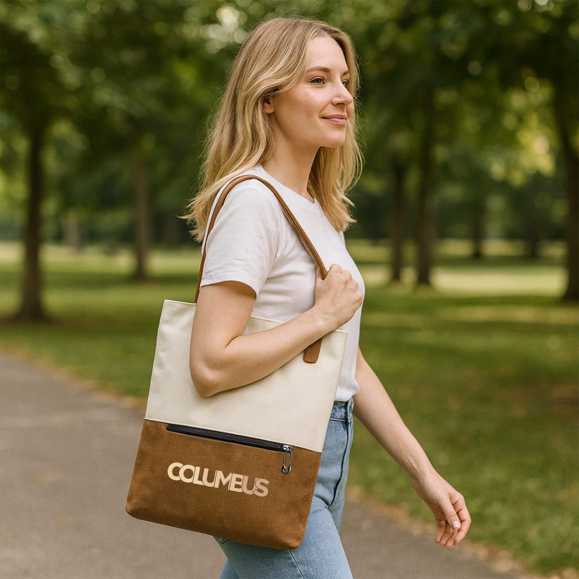 Convertible Canvas Backpack to Tote Bag