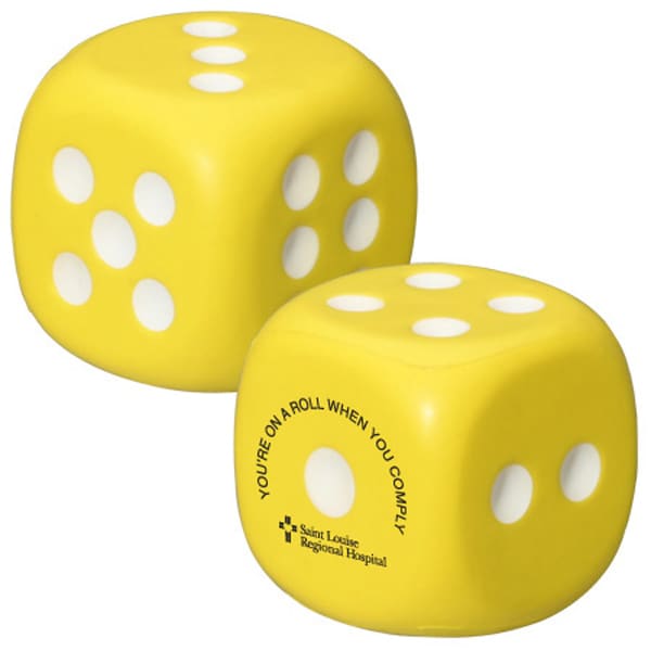 Dice Shape Stress Reliever