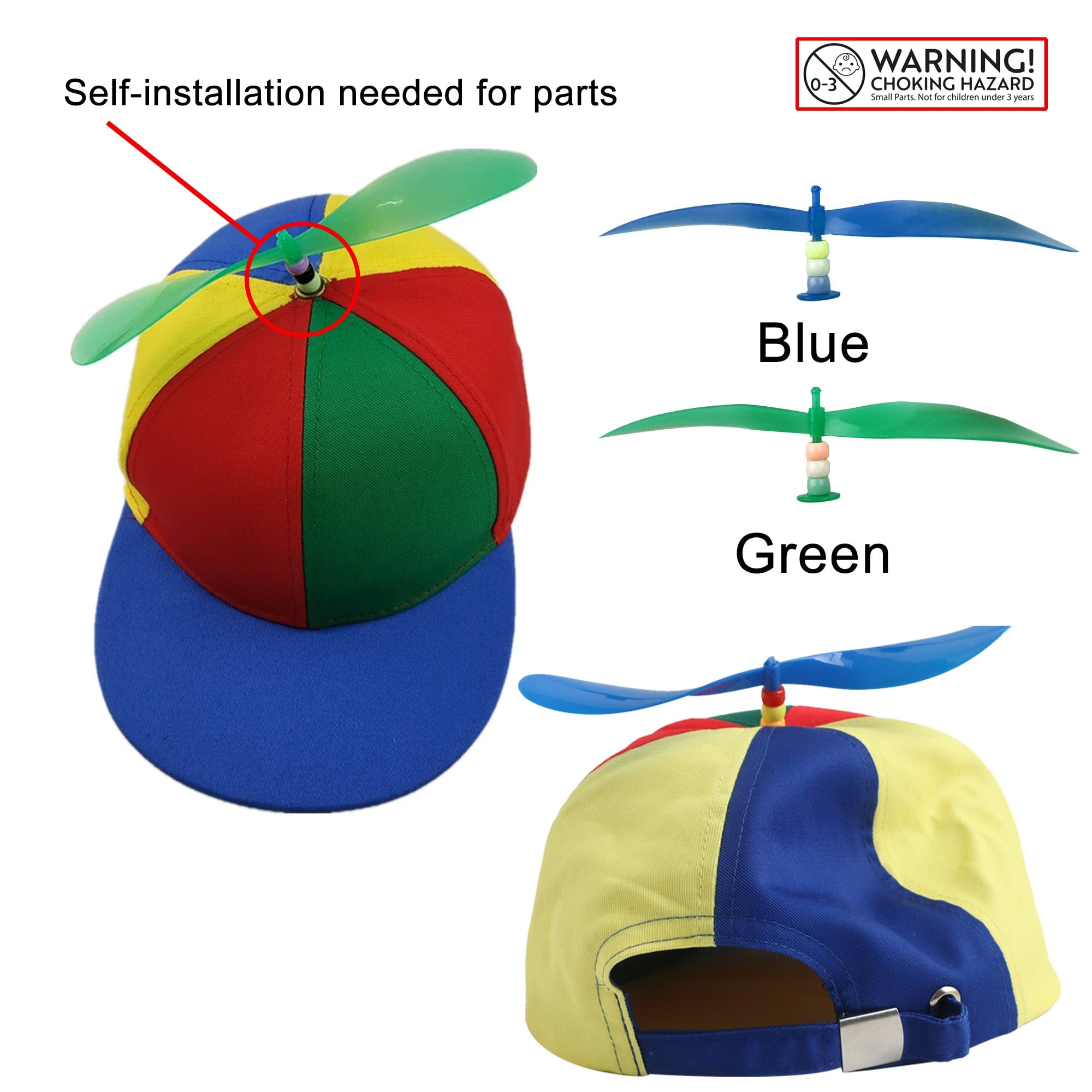 6 Panel Propeller Baseball Cap