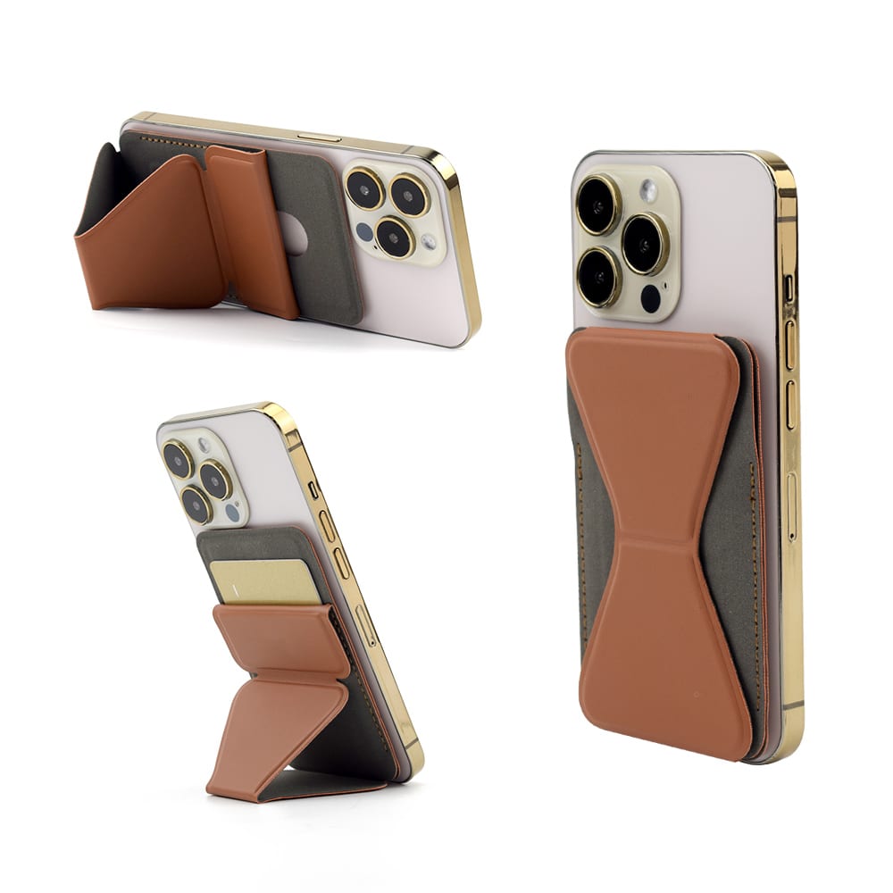 PU Magsafe Phone Stand Card Holder