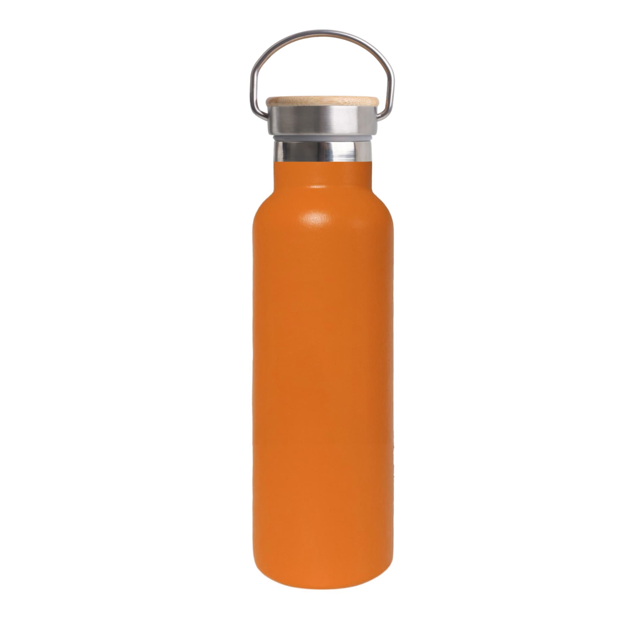 600ml Double Wall Vacuum Bottle with Bamboo Lid