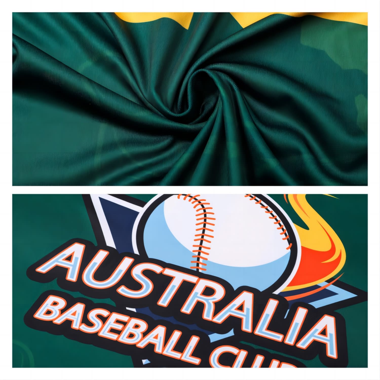 Men's 100% Polyester Sublimated 2-Button Baseball Jersey