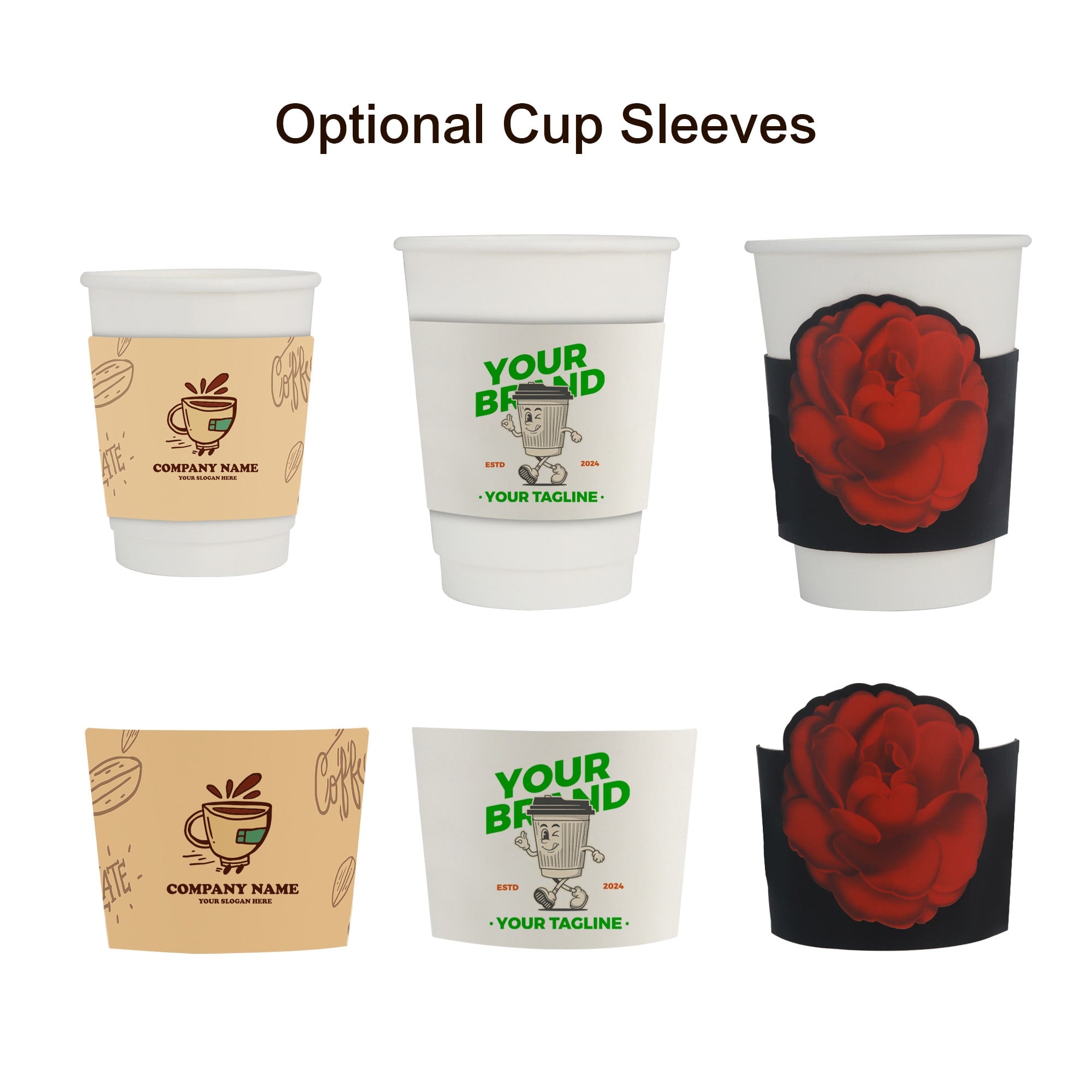Home Compostable Aqueous Double Wall Paper Cups
