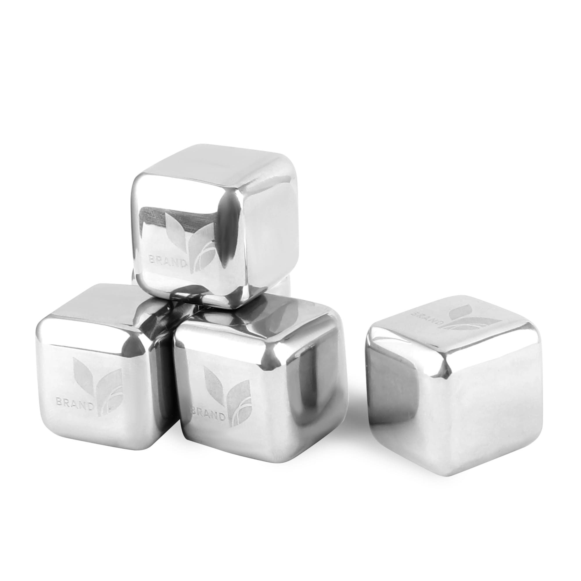 Stainless Steel Ice Cube Set (6pcs)