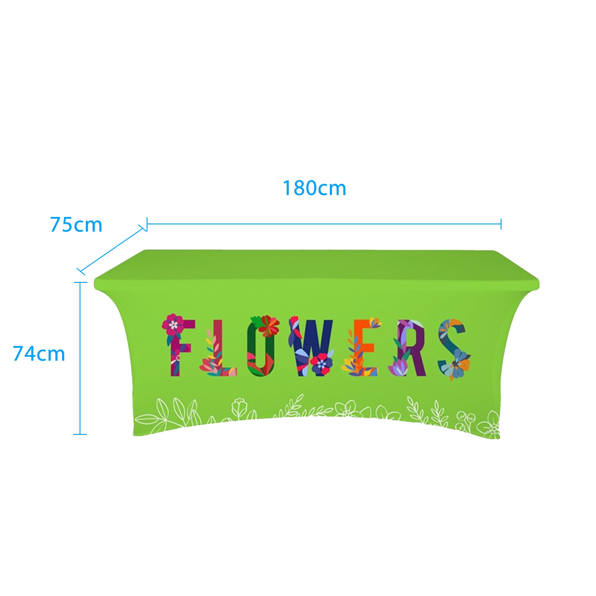 Stretch Table Covers with Open Back * 6ft