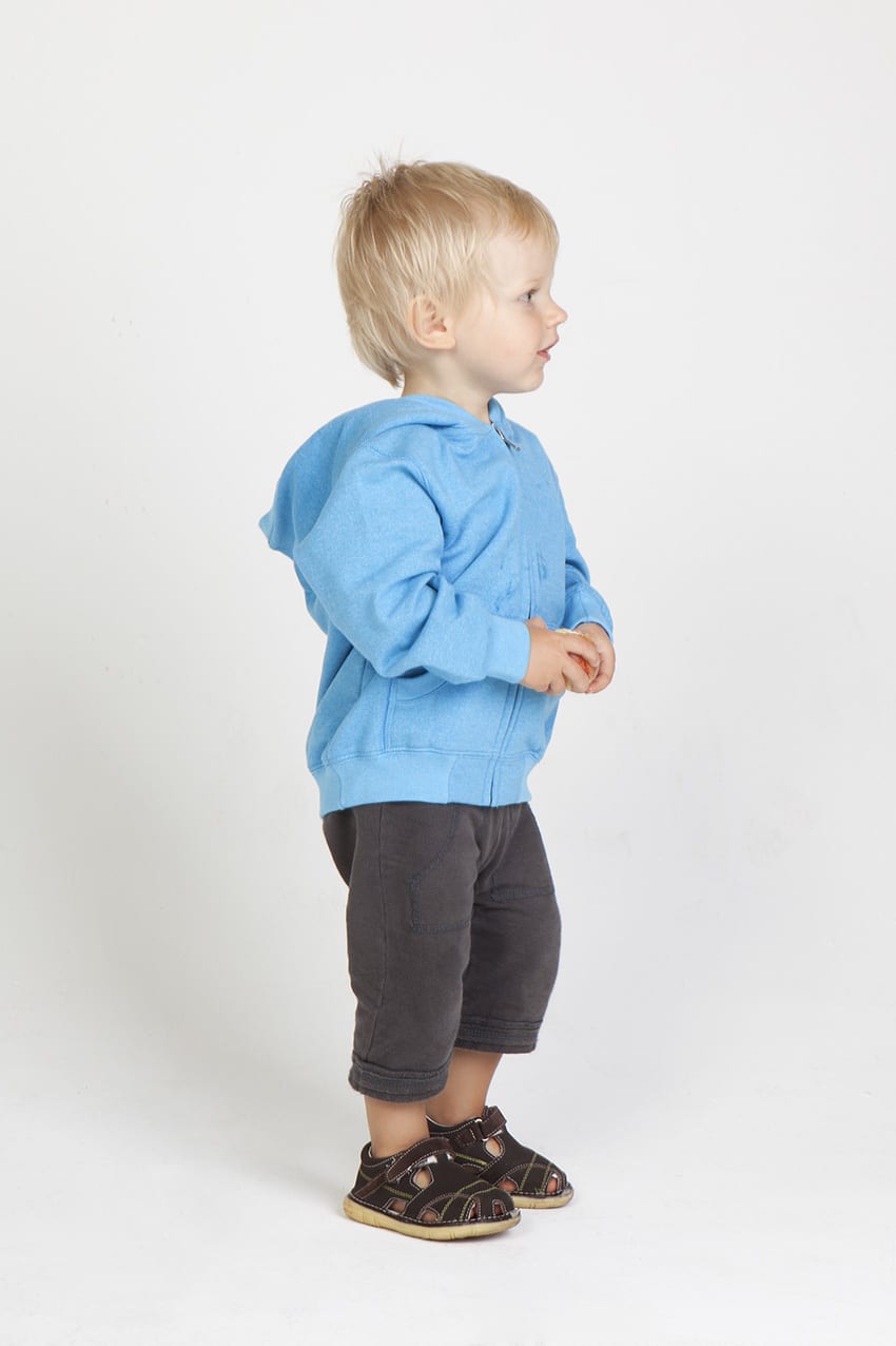 Babies Heather Zip Hoodie