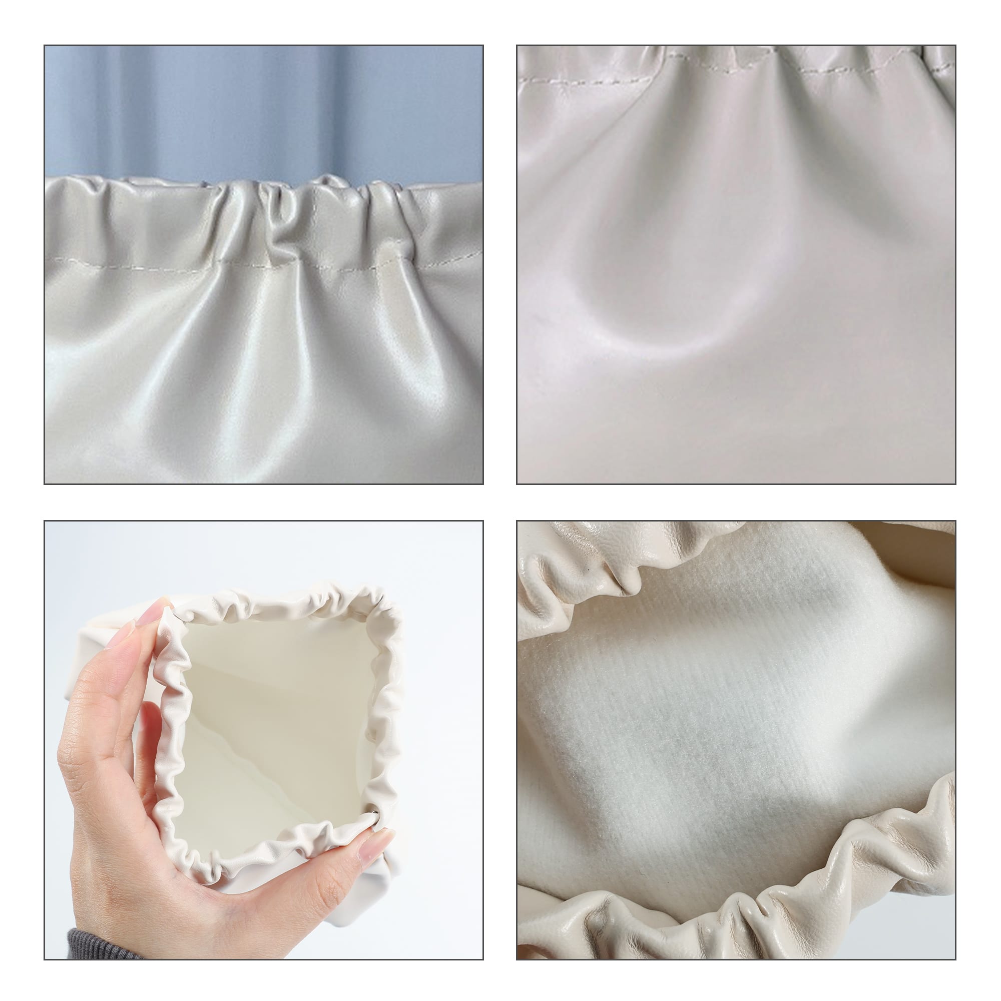 Zipperless Portable Makeup Bag
