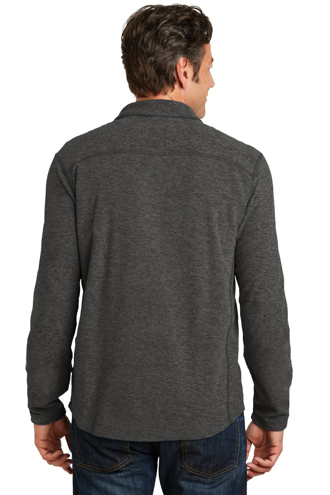 Port Authority Heather Microfleece 1/2-Zip Pullover