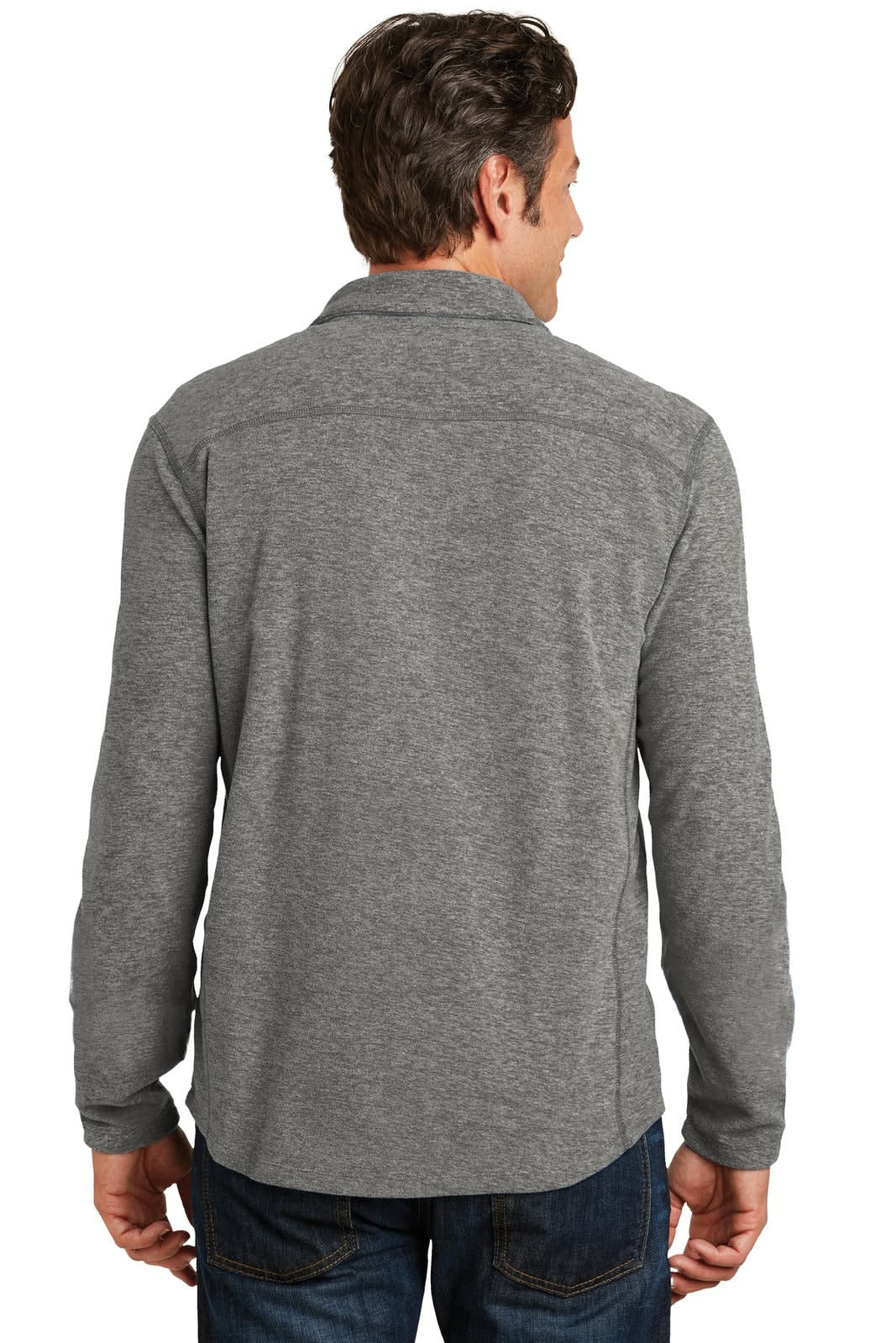 Port Authority Heather Microfleece 1/2-Zip Pullover