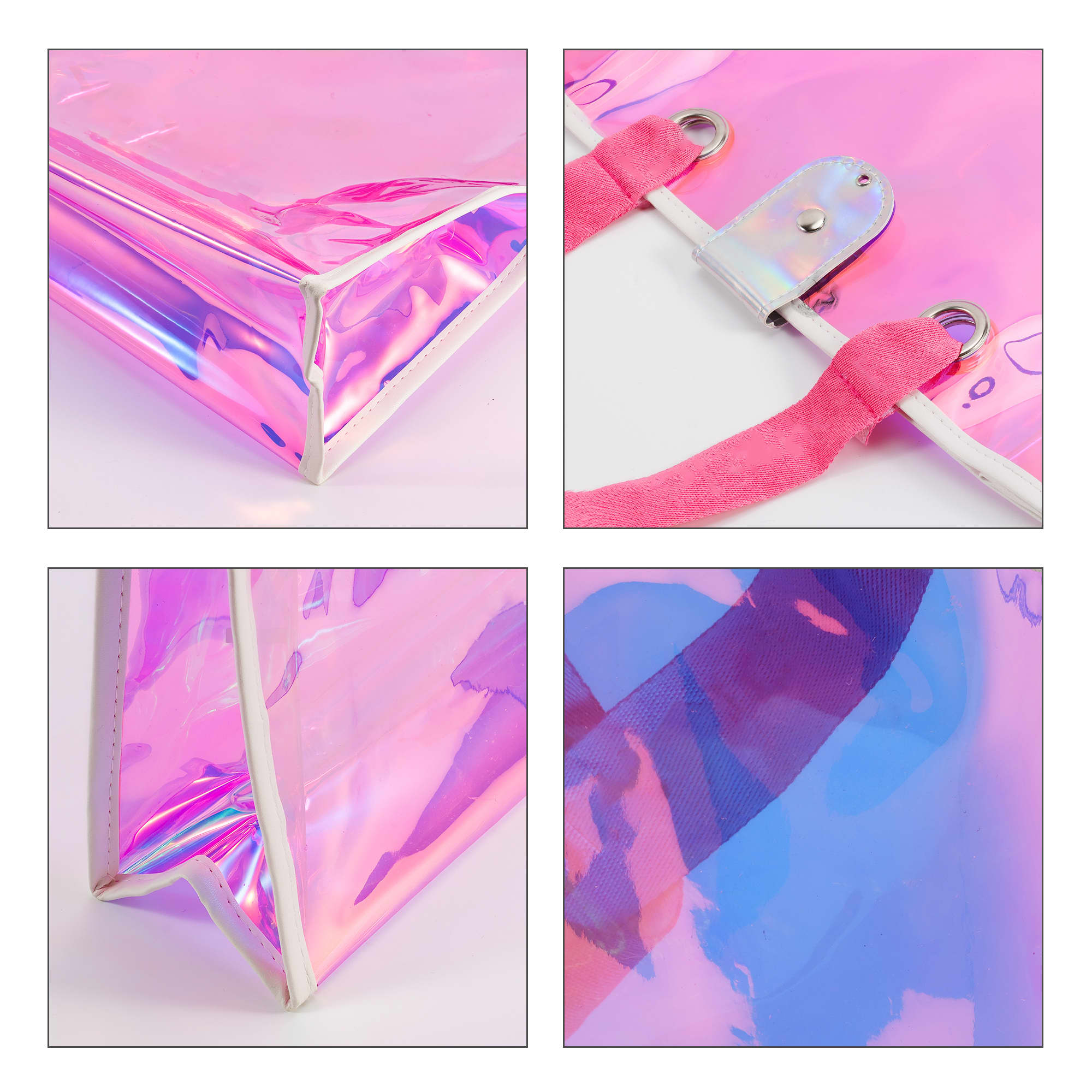 Iridescent Clear Tote Bag