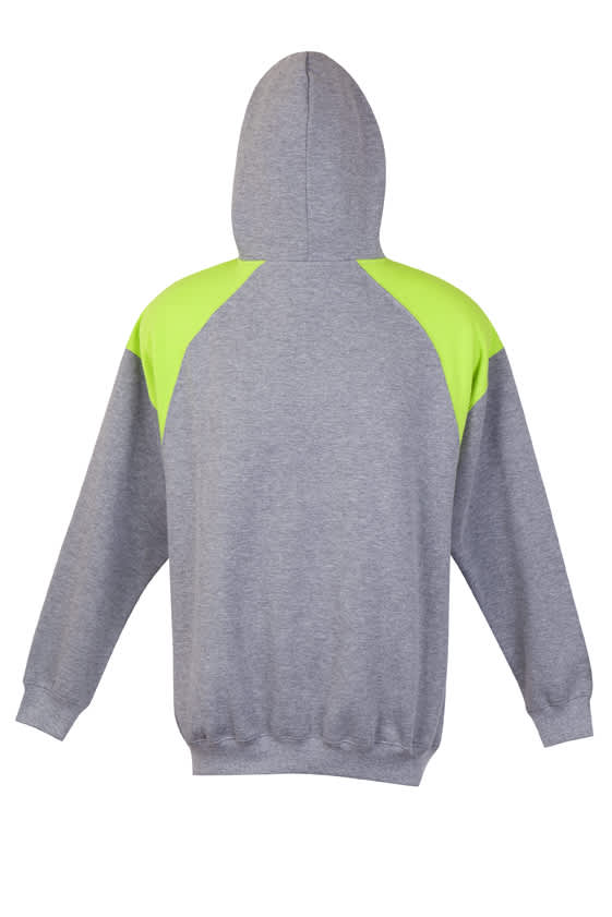 Mens Shoulder Contrast Panel Hoodie