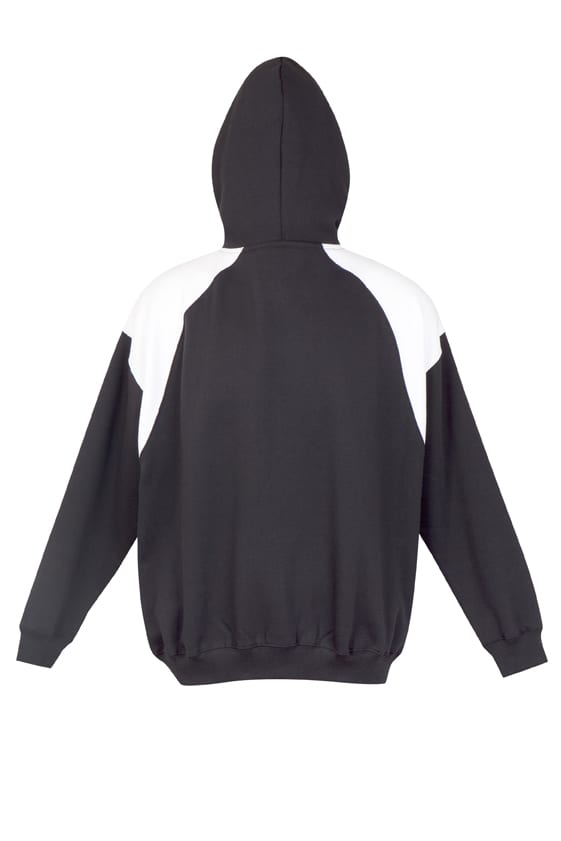 Mens Shoulder Contrast Panel Hoodie
