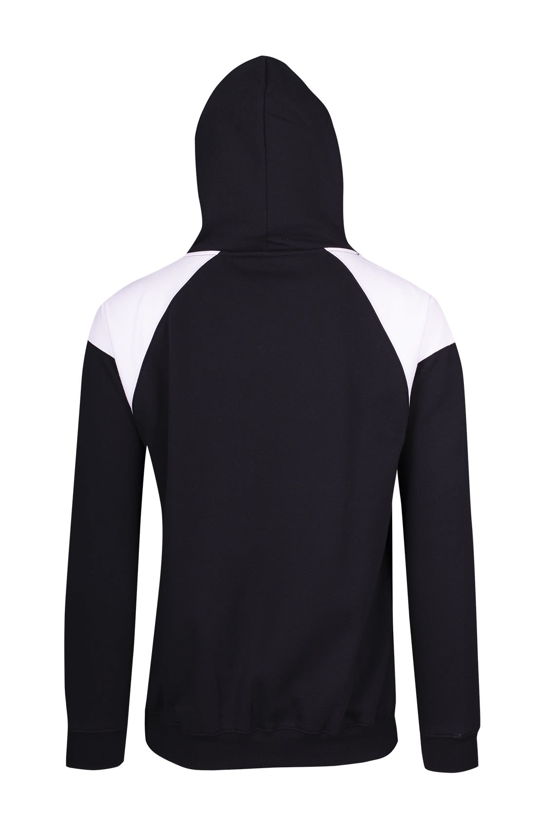Mens Shoulder Contrast Panel Hoodie