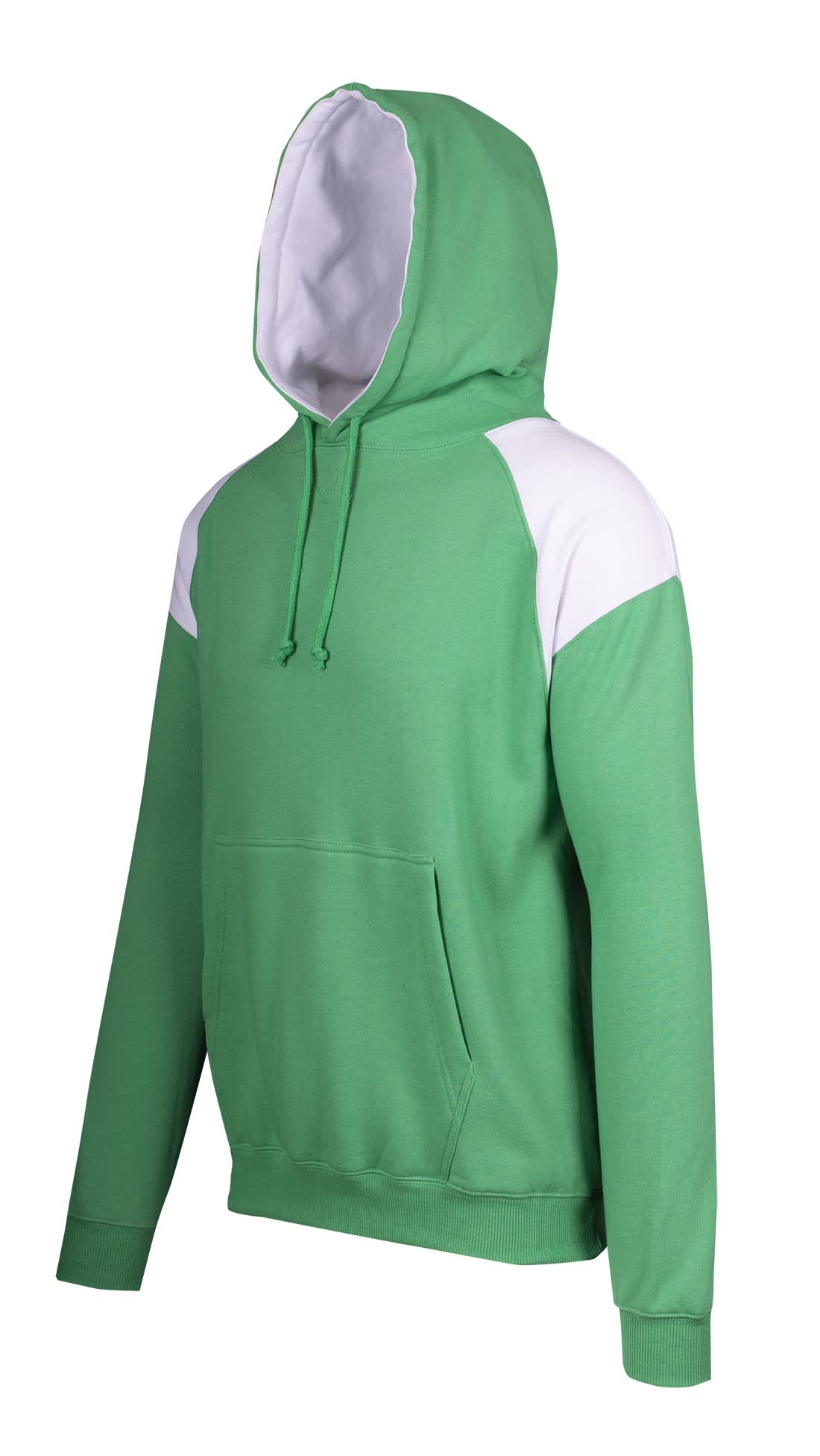 Mens Shoulder Contrast Panel Hoodie