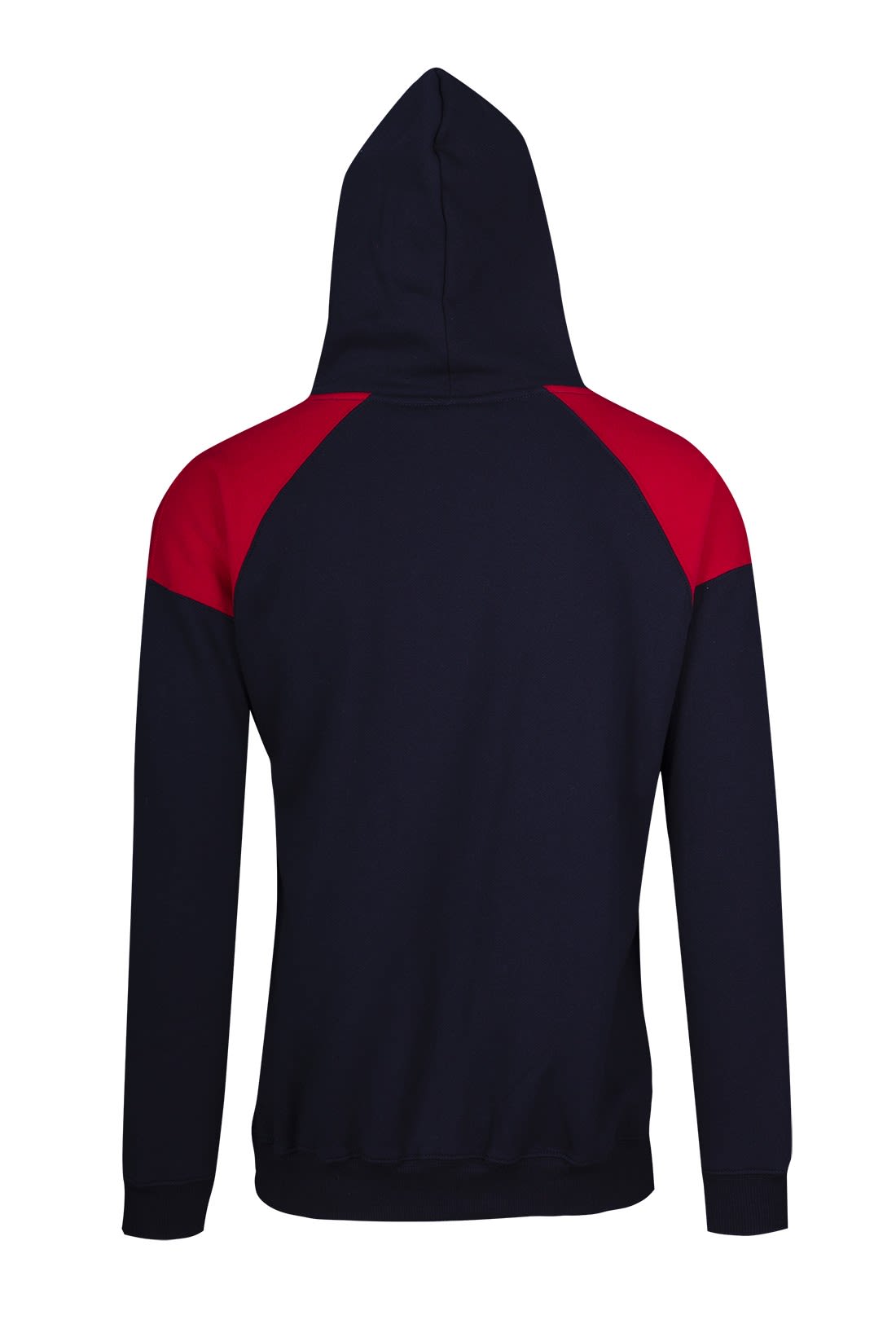 Mens Shoulder Contrast Panel Hoodie