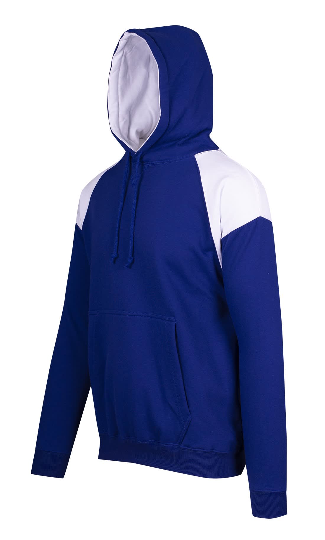 Mens Shoulder Contrast Panel Hoodie