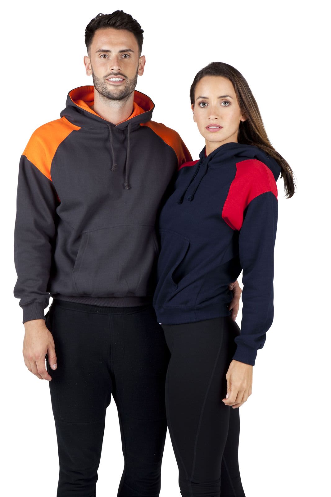 Womens/Juniors Shoulder Contrast Panel Hoodie