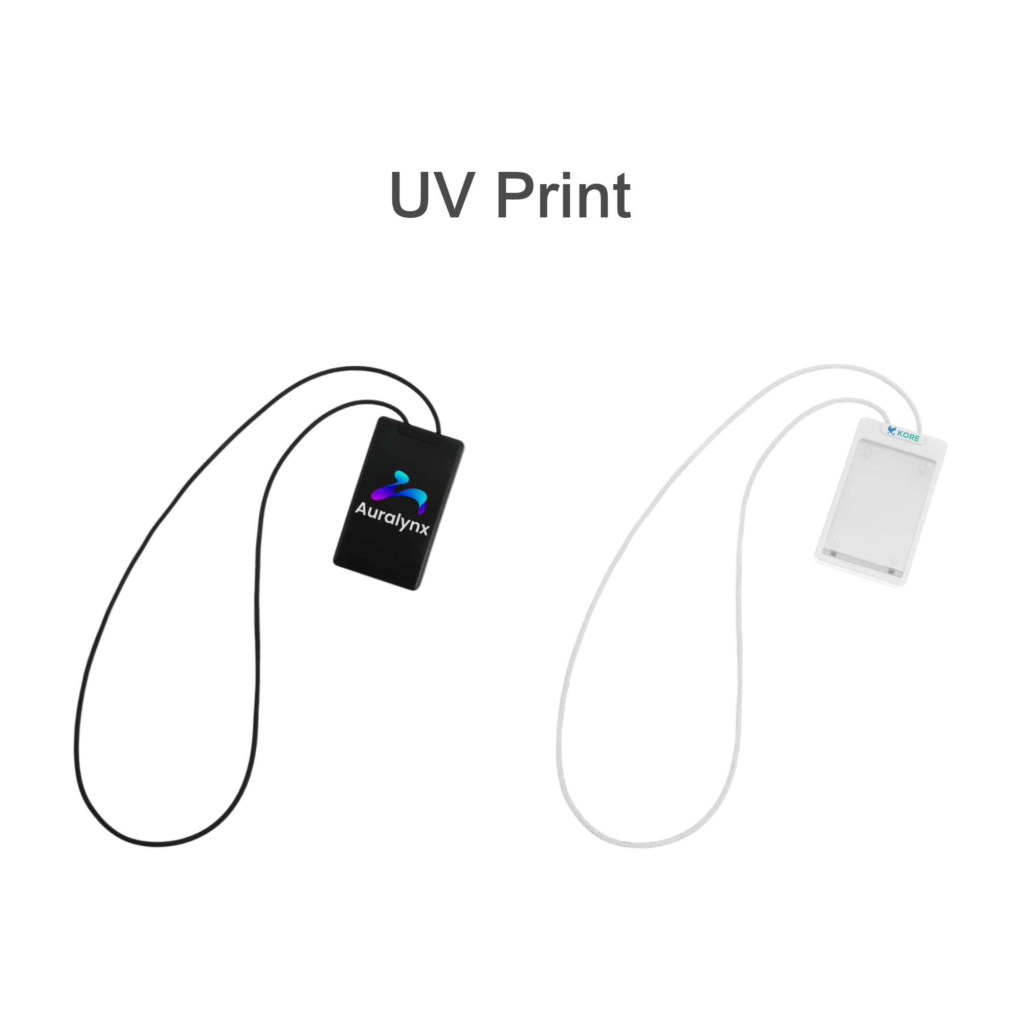 ABS Retractable Card Holder with Silicone Strap