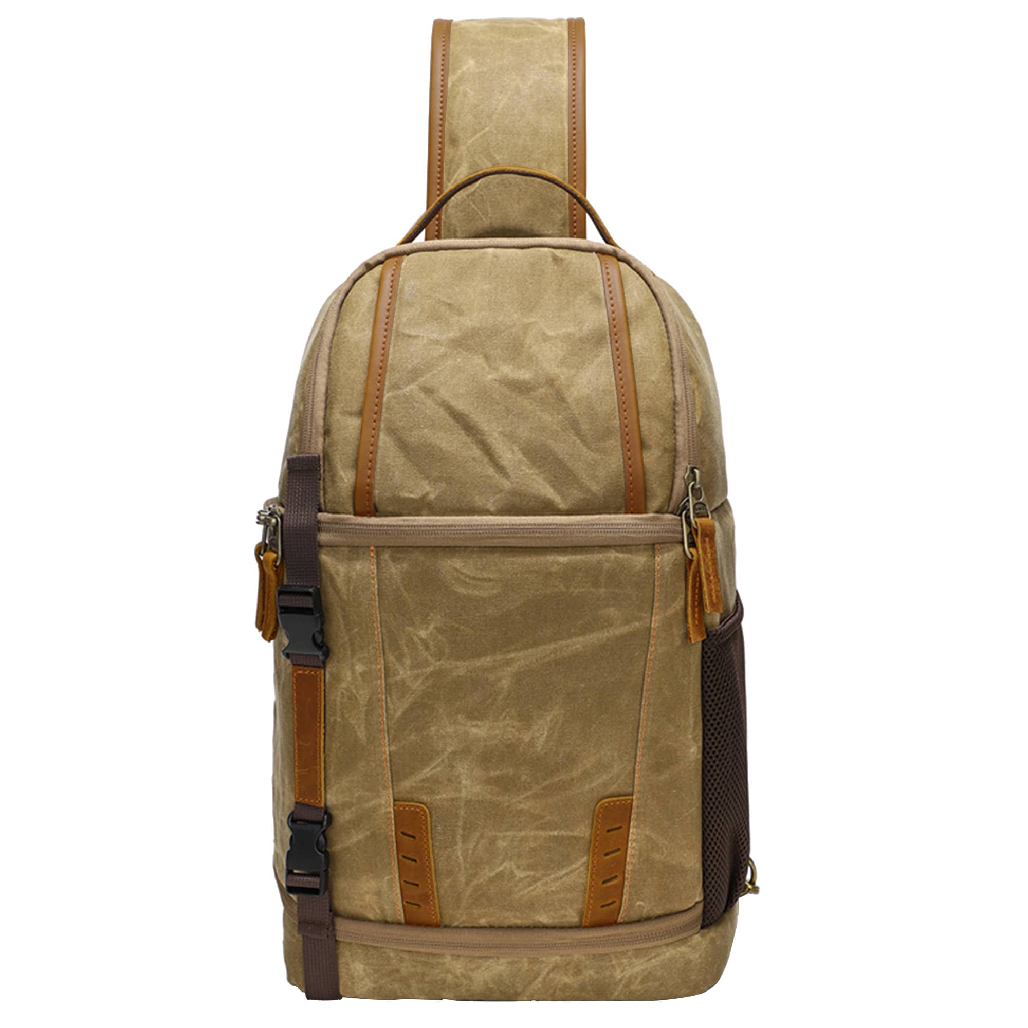 Waxed Canvas Camera Sling Bag