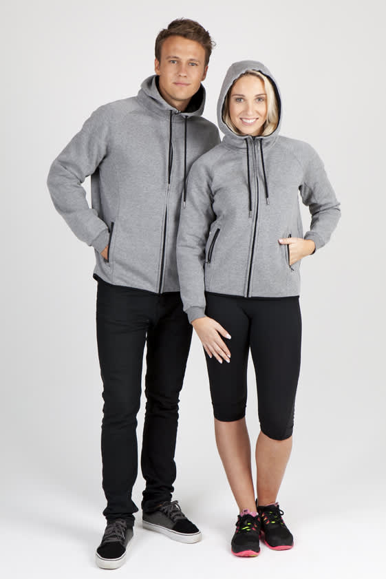 Womens/junior 320gsm Soft cotton/bonded polar fleece Hoodie