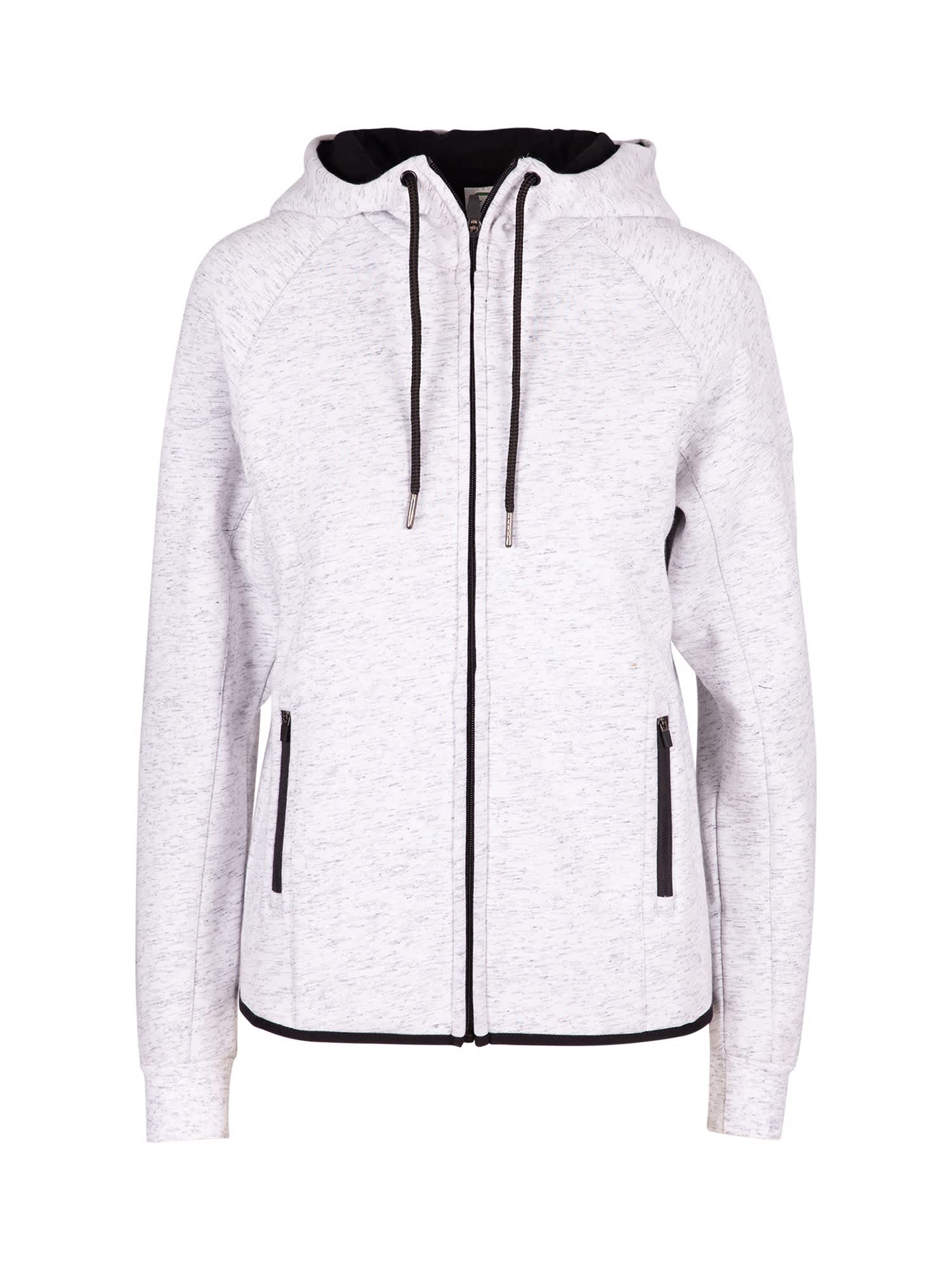 Womens/junior 320gsm Soft cotton/bonded polar fleece Hoodie