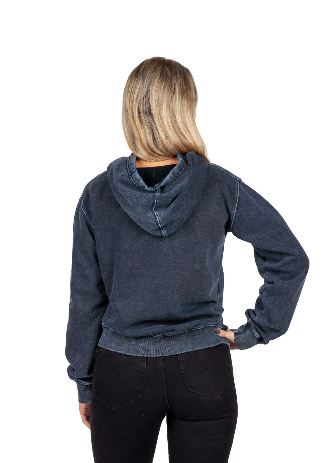 Womens'/Junior's Stone Wash Fleece Hoodie