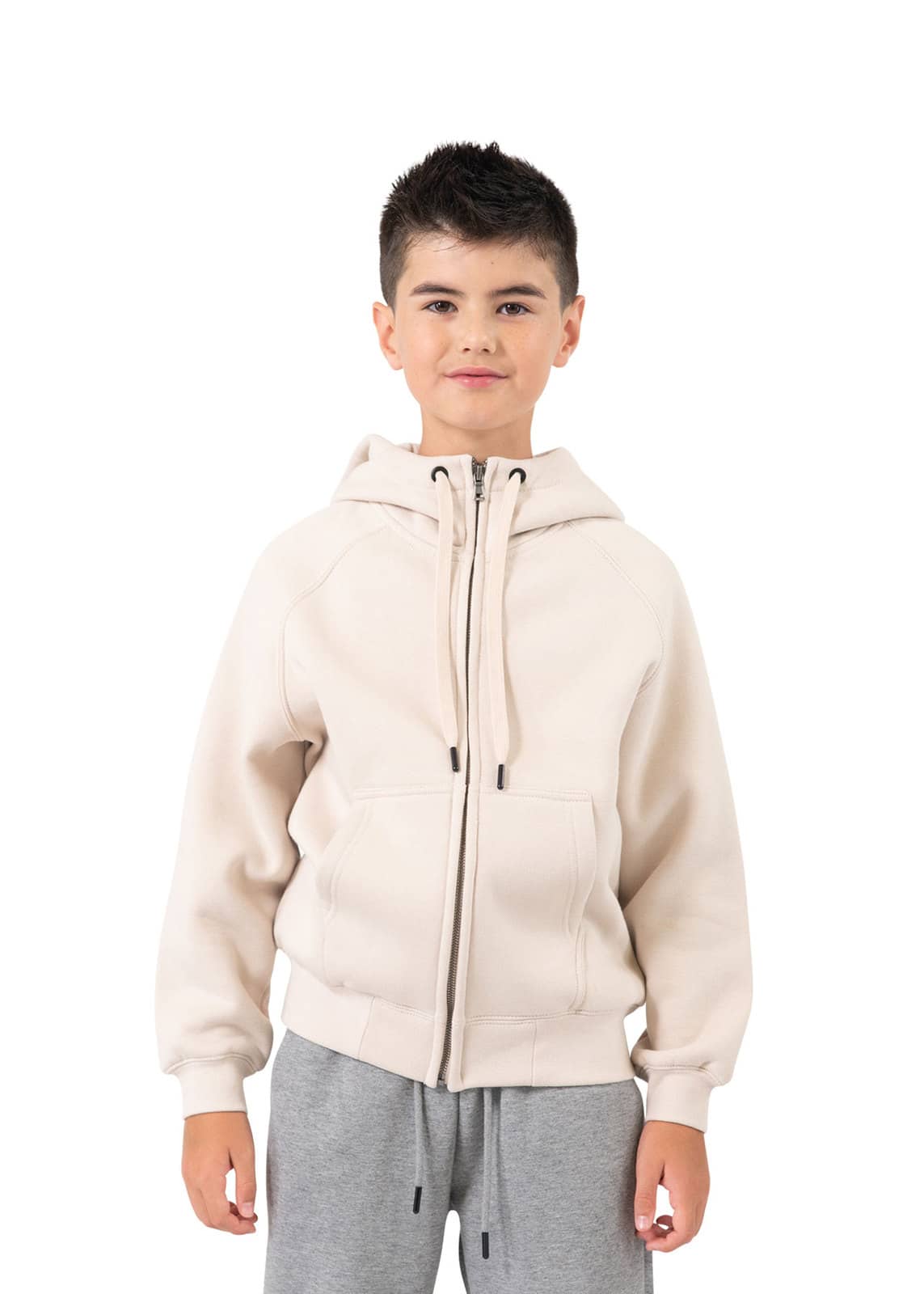 Womens/Junior' Cotton Care Kangaroo Pocket Zipper Hoodie
